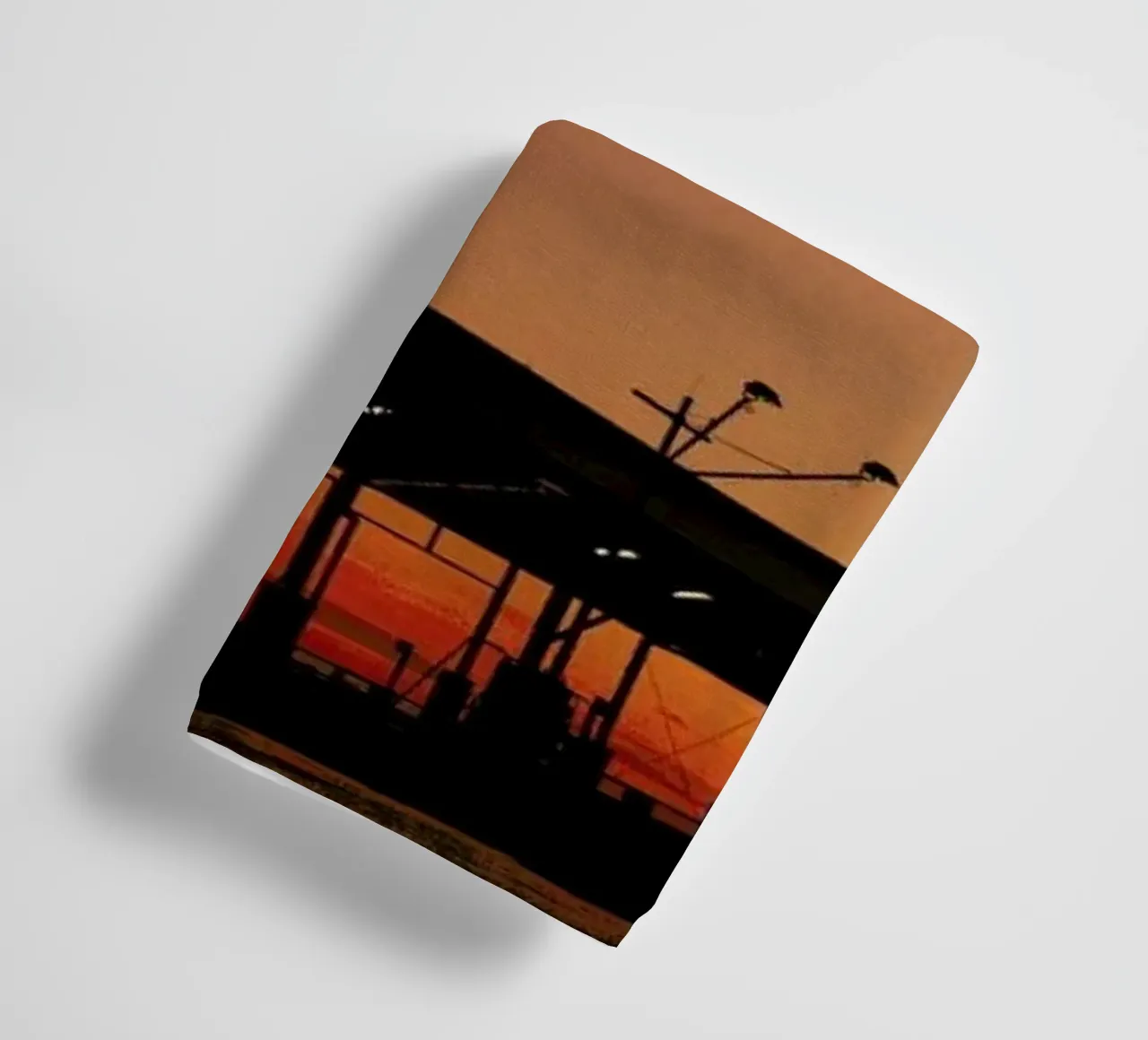 Sunset towel by Philipp Reinhard