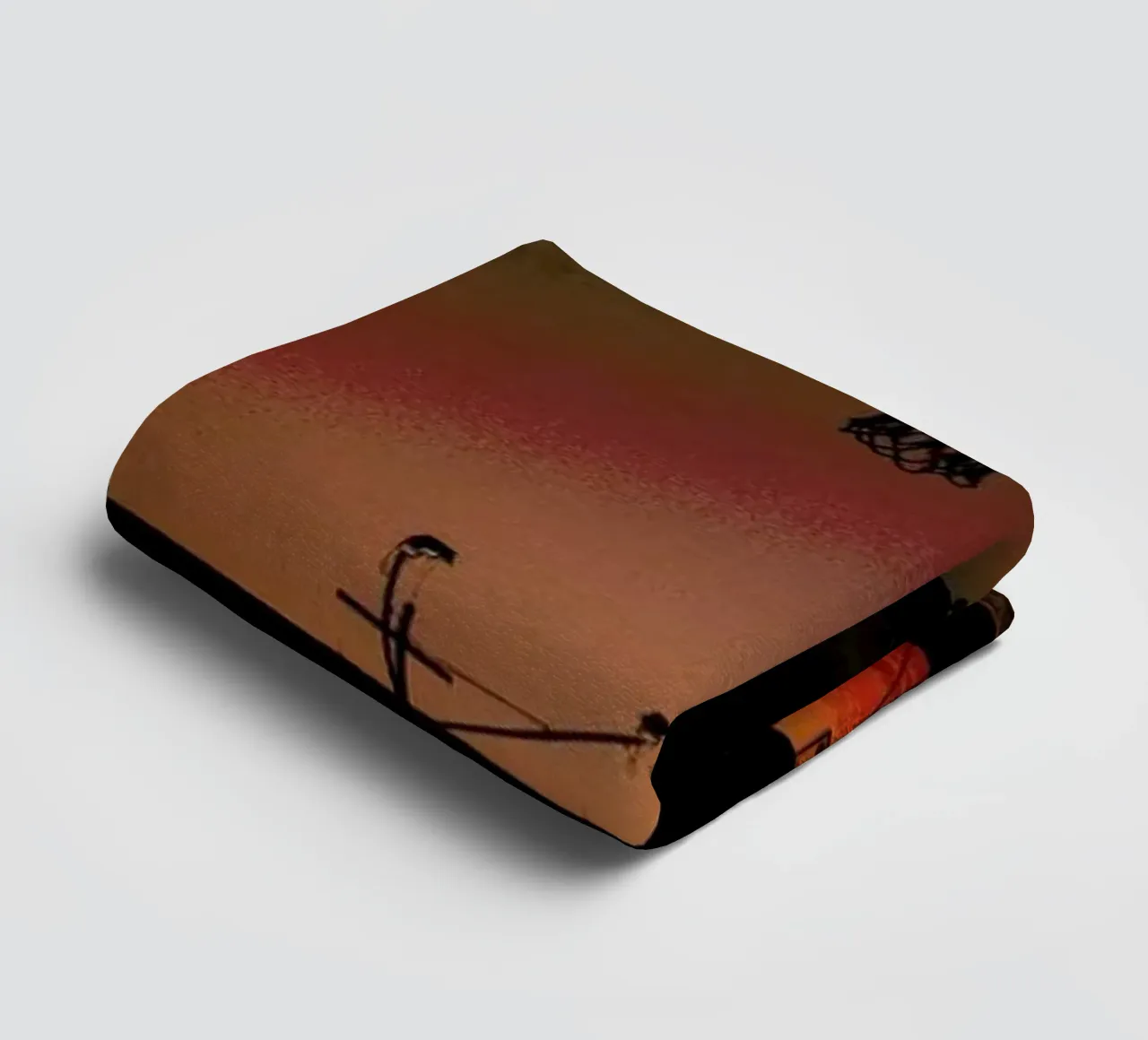 Sunset towel by Philipp Reinhard