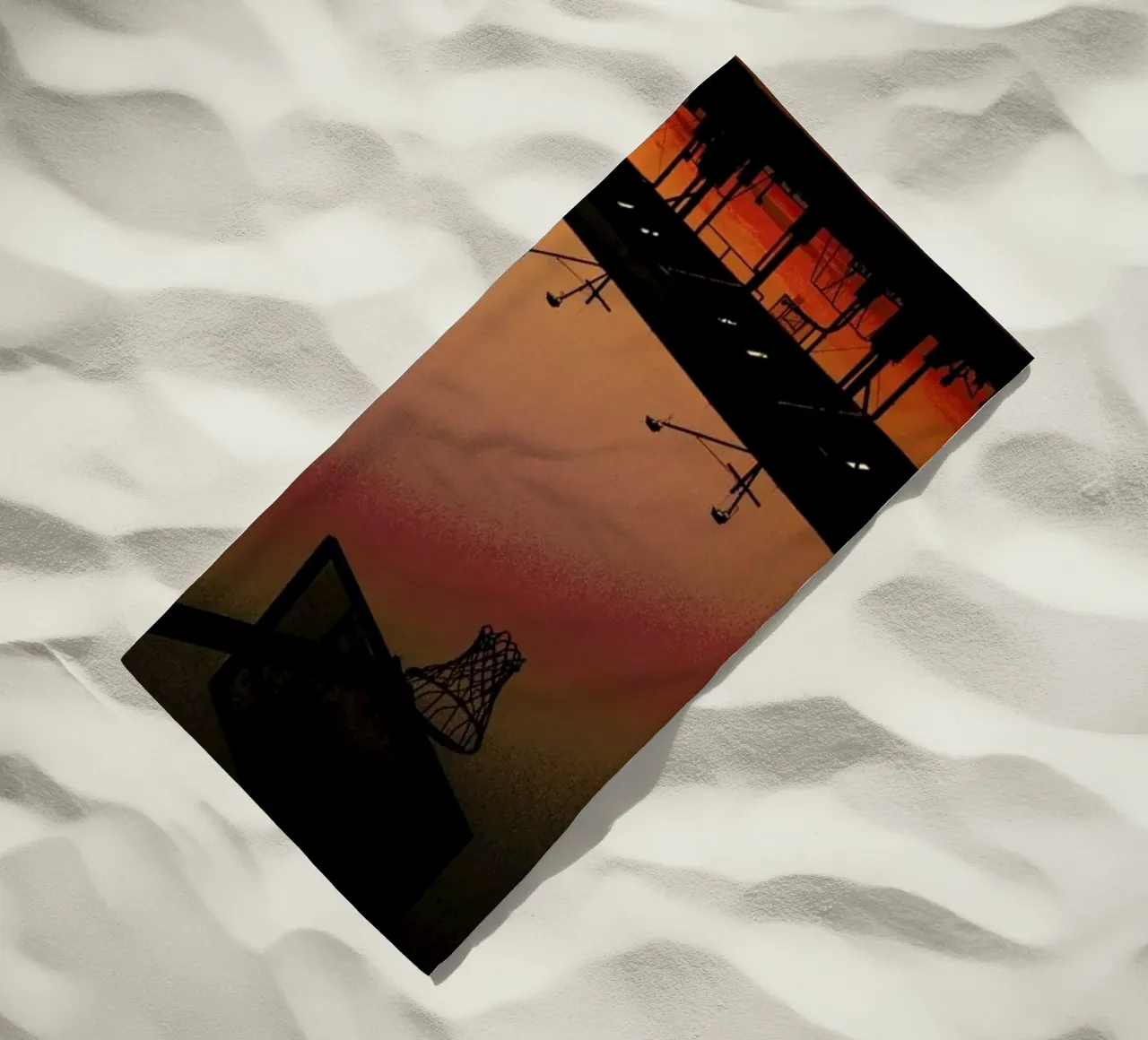 Sunset strandhanddoek van Philipp Reinhard