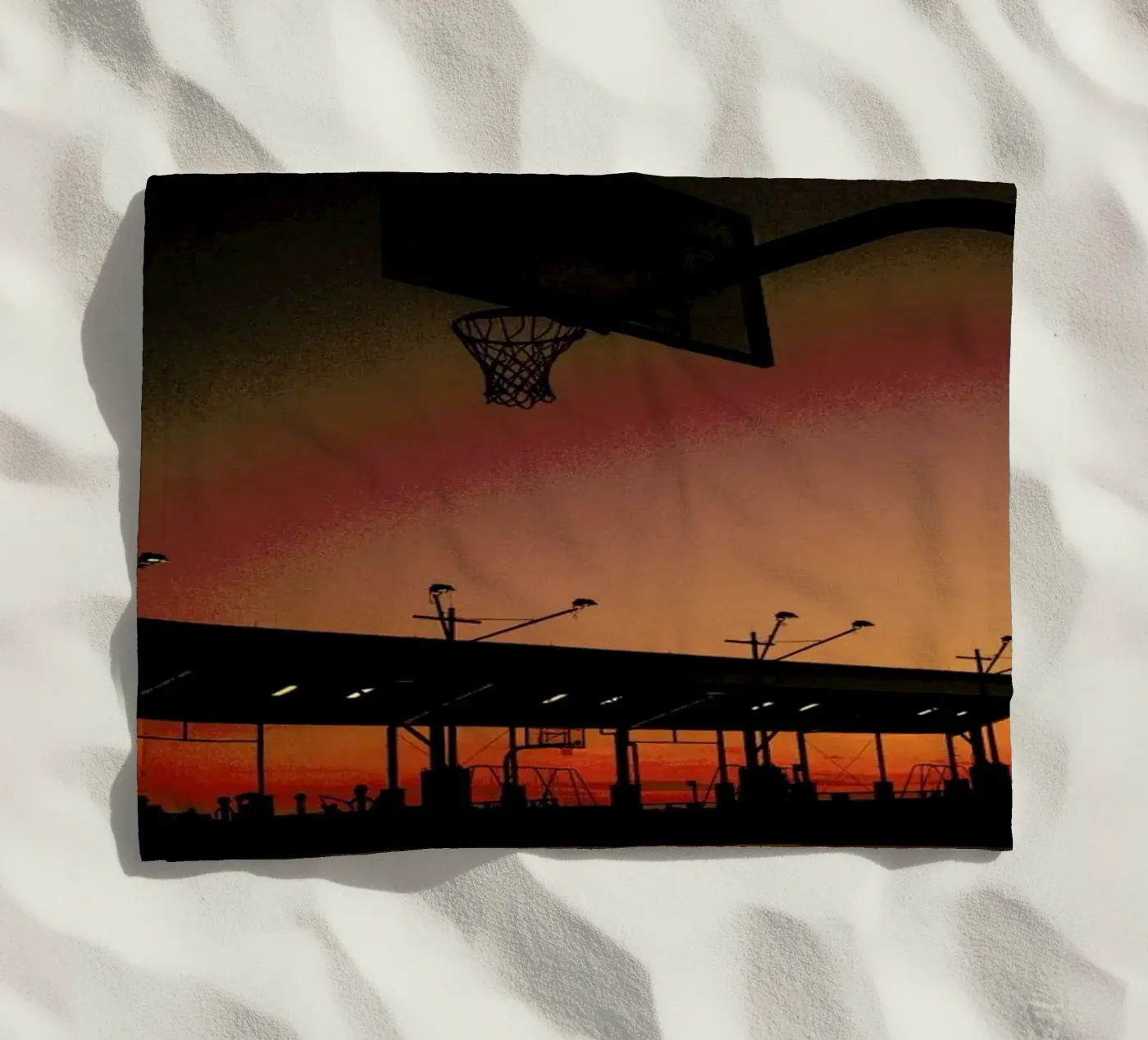 Sunset strandhanddoek van Philipp Reinhard