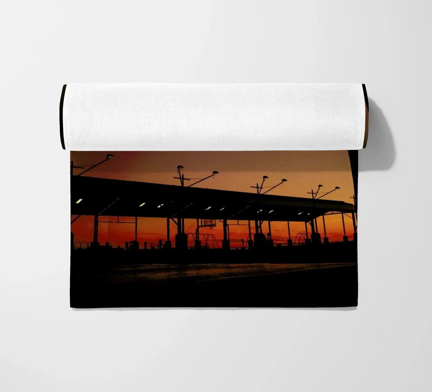 Sunset strandhanddoek van Philipp Reinhard