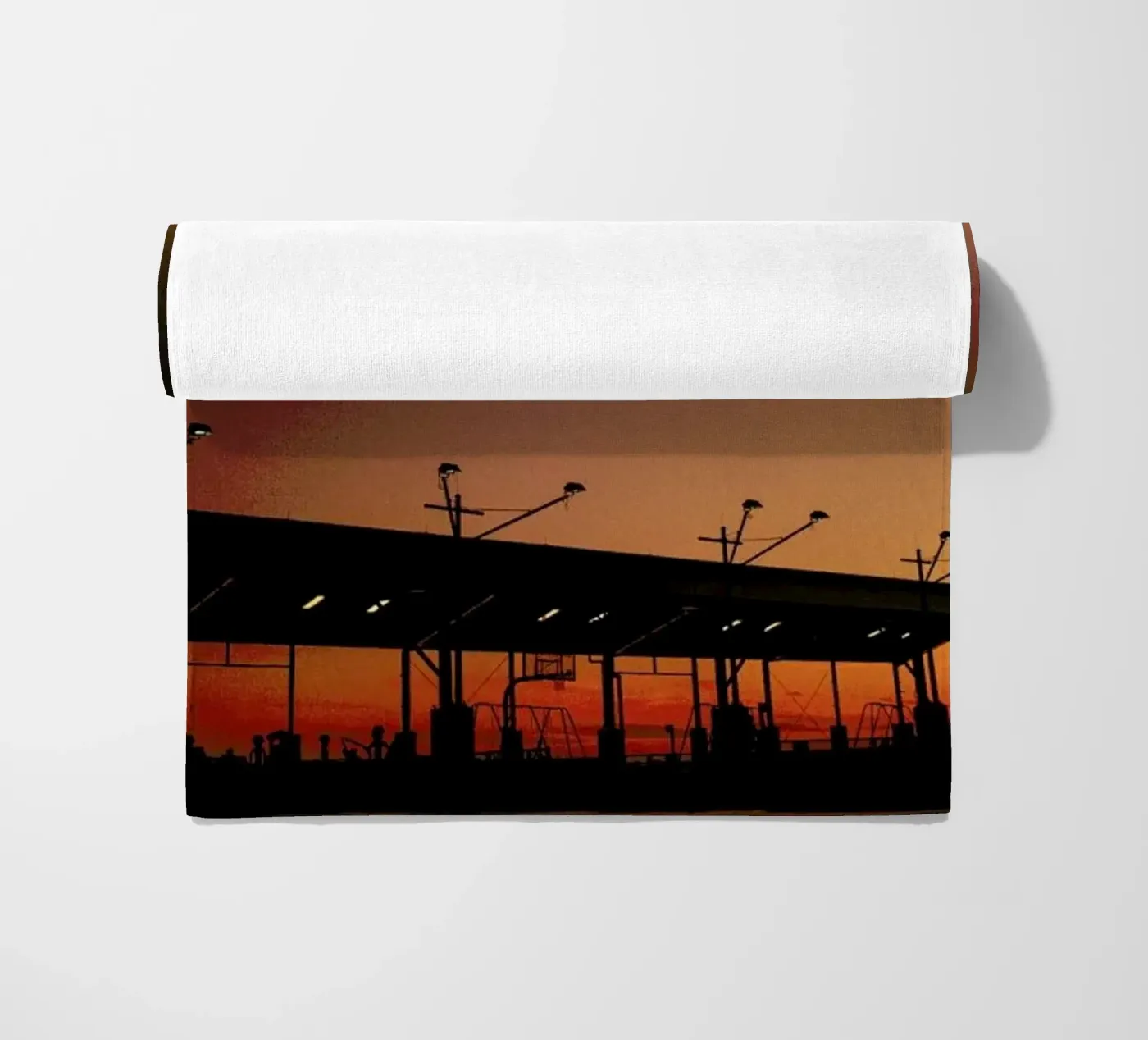 Sunset strandhanddoek van Philipp Reinhard