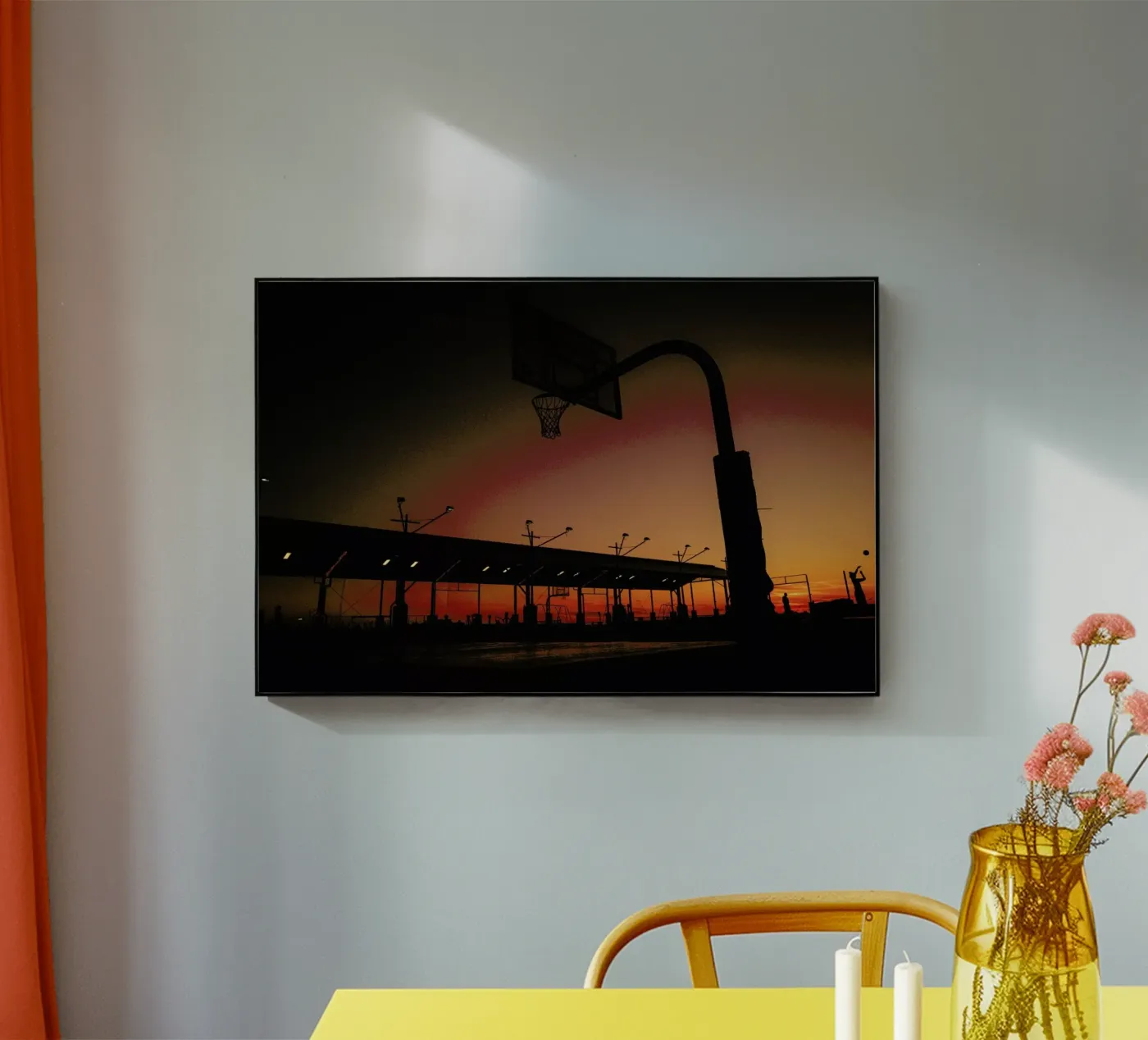 Sunset acrylic glass by Philipp Reinhard