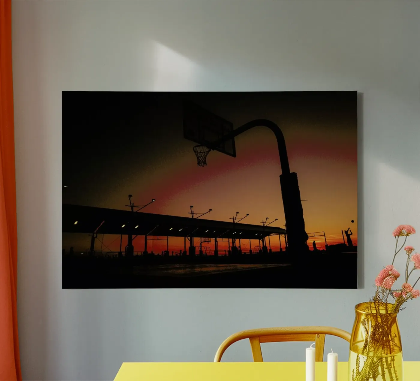 Sunset canvas van Philipp Reinhard