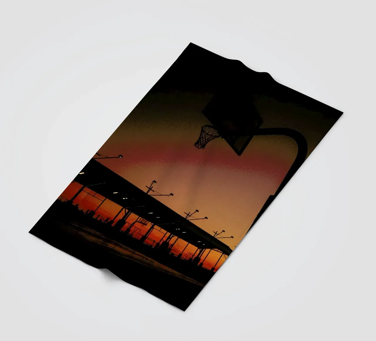 Sunset Fleecedecke von Philipp Reinhard