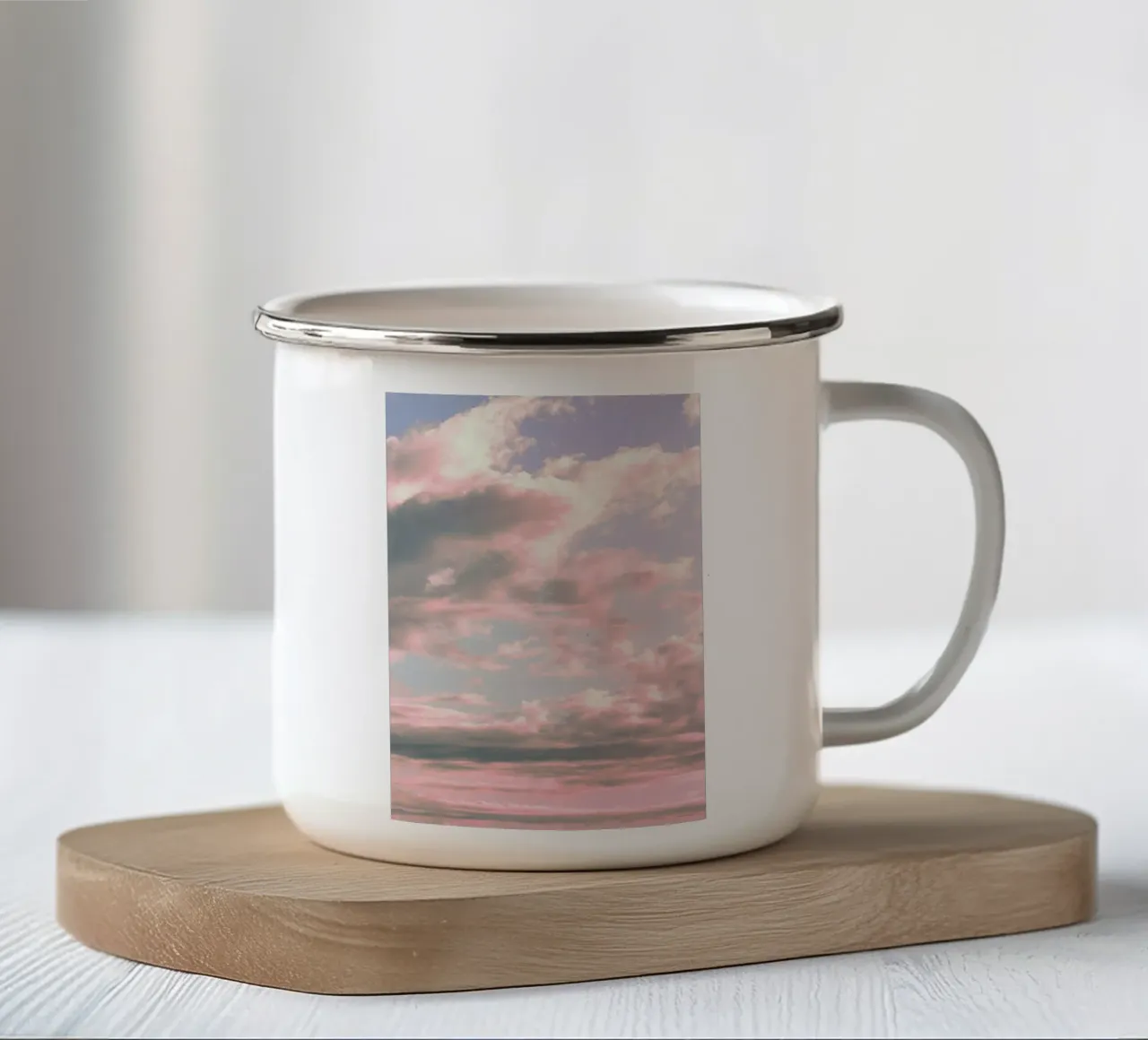 Delicate Sky tazza in smalto da cafelab