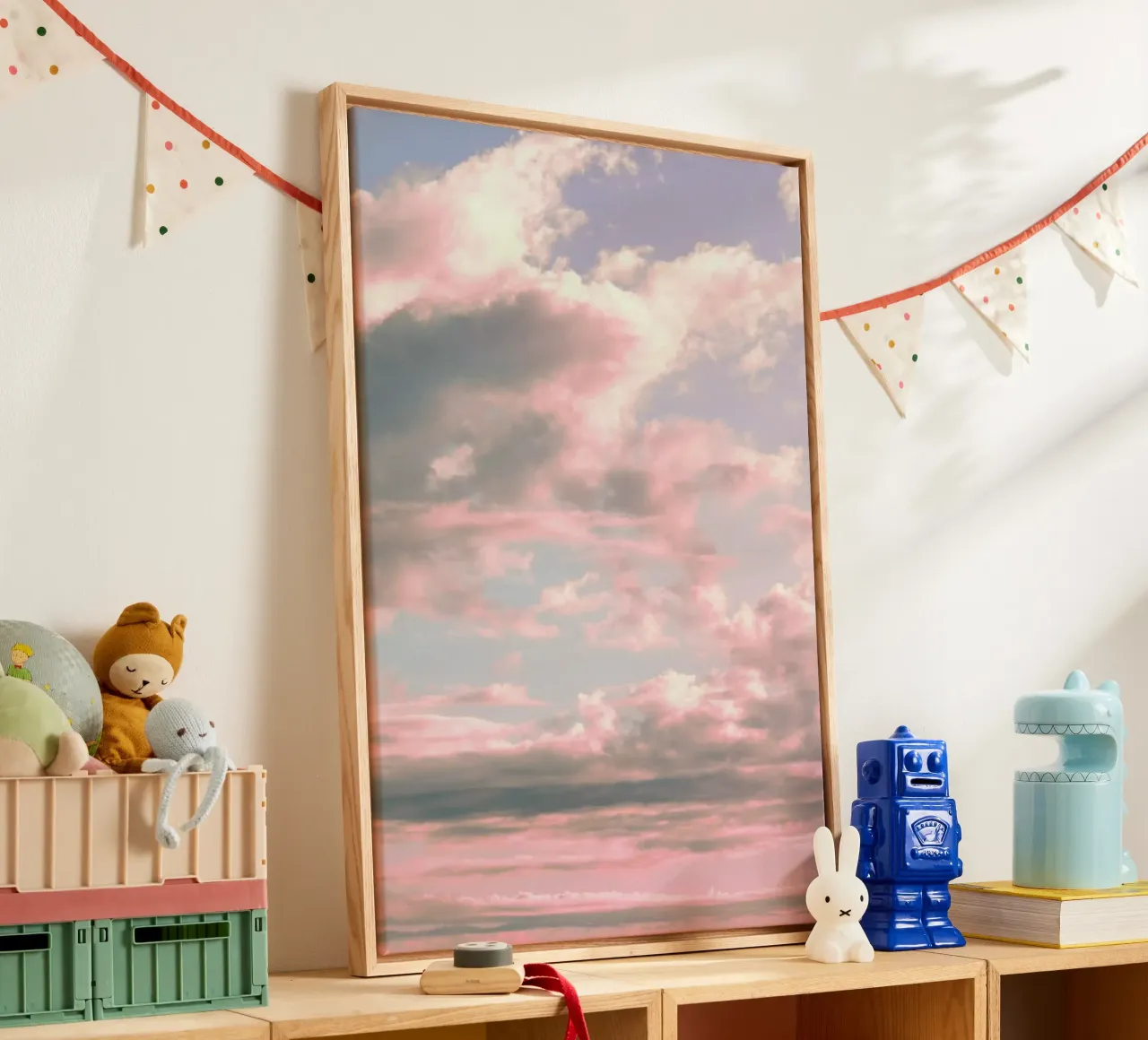 Delicate Sky Leinwand von cafelab