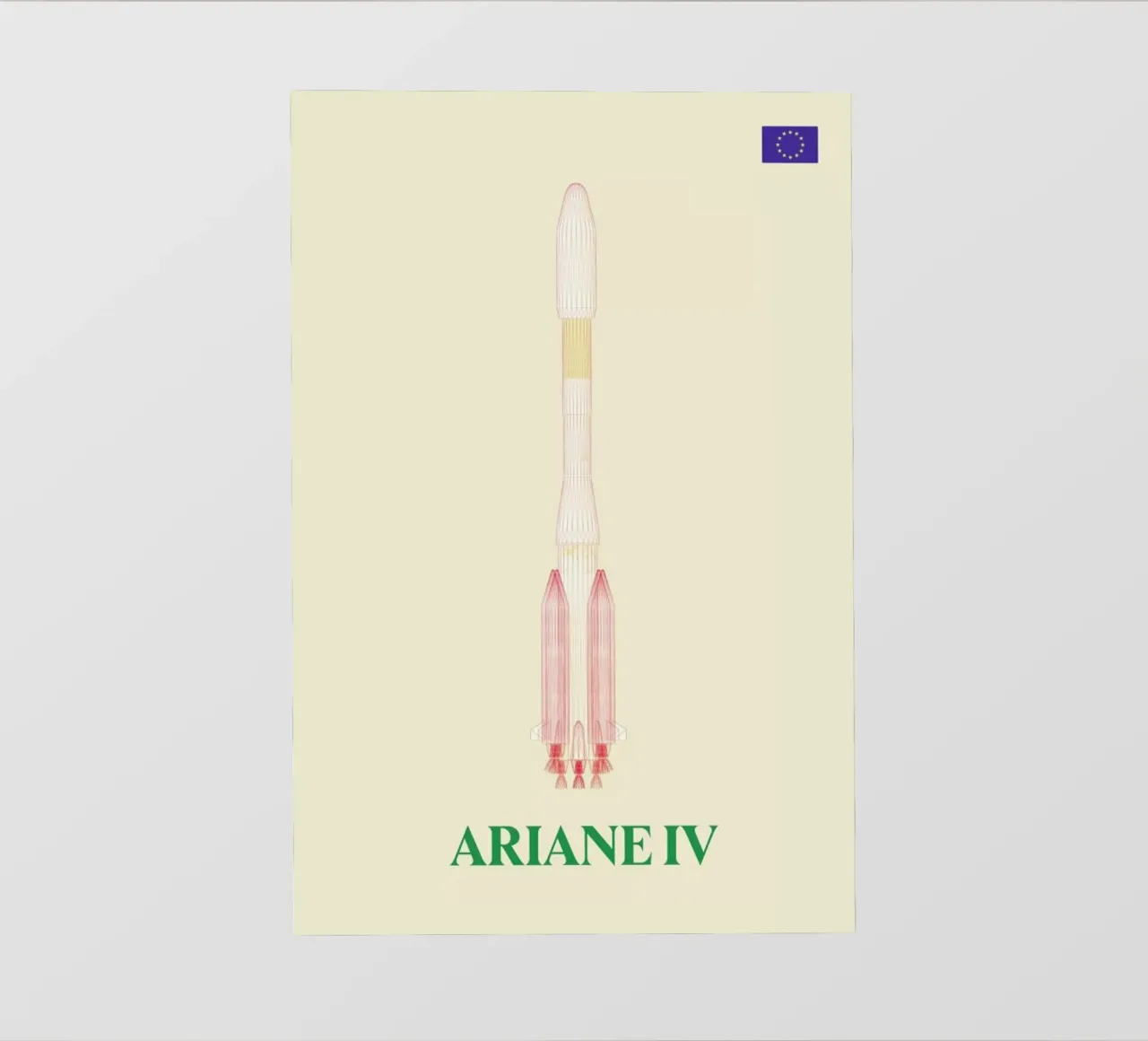 Ariane IV 01 pellicola backlit da Marc Schulthess