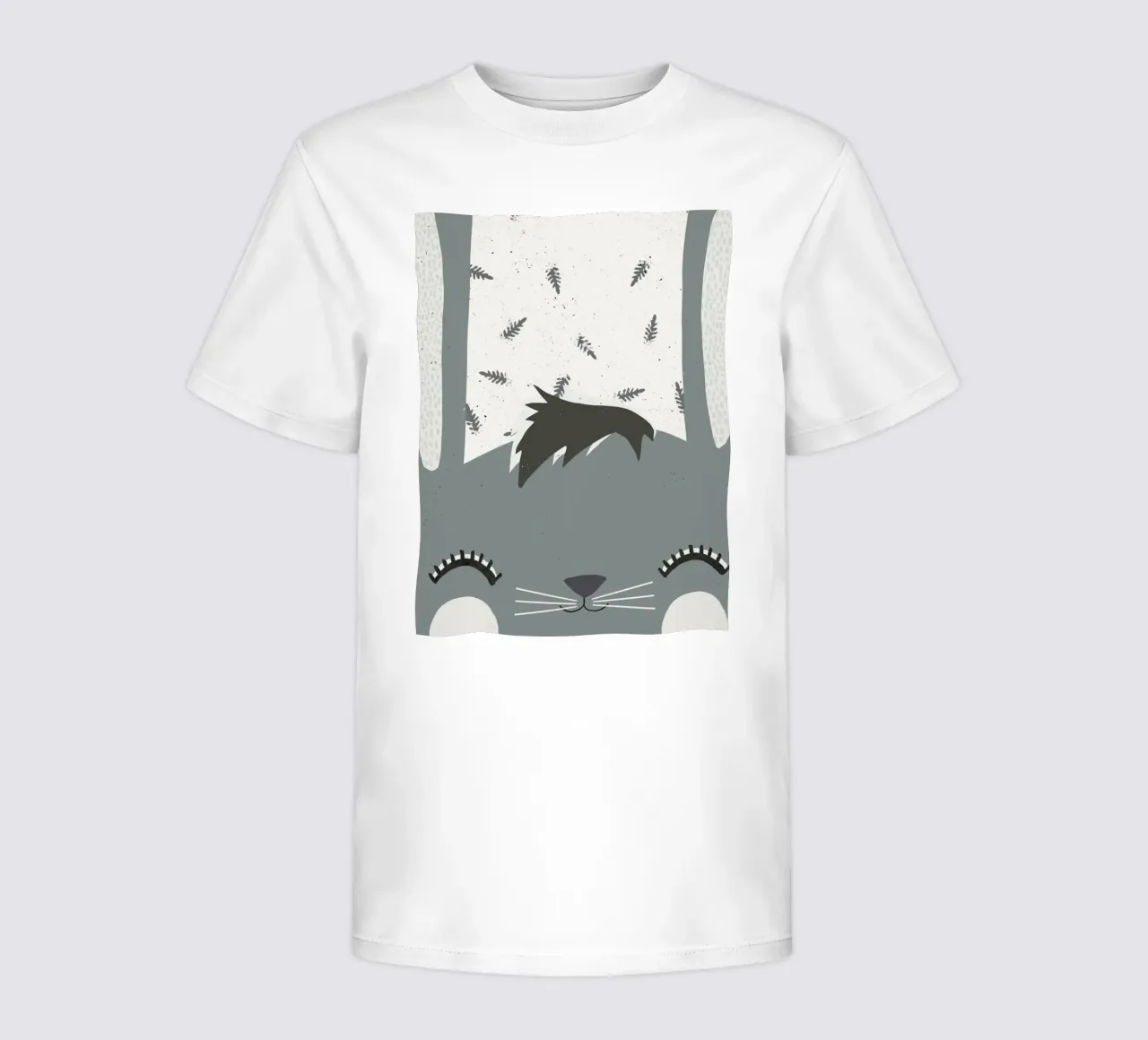 Spring Bunny (Grey) t-shirt bambini da treechild