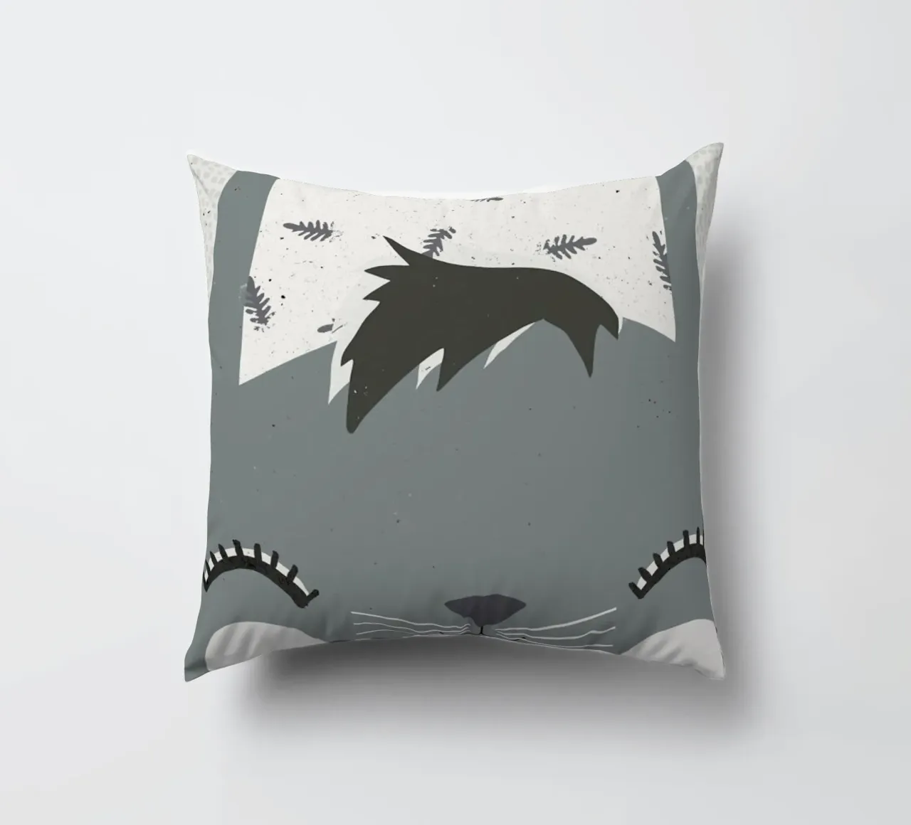 Spring Bunny (Grey) cuscino da treechild