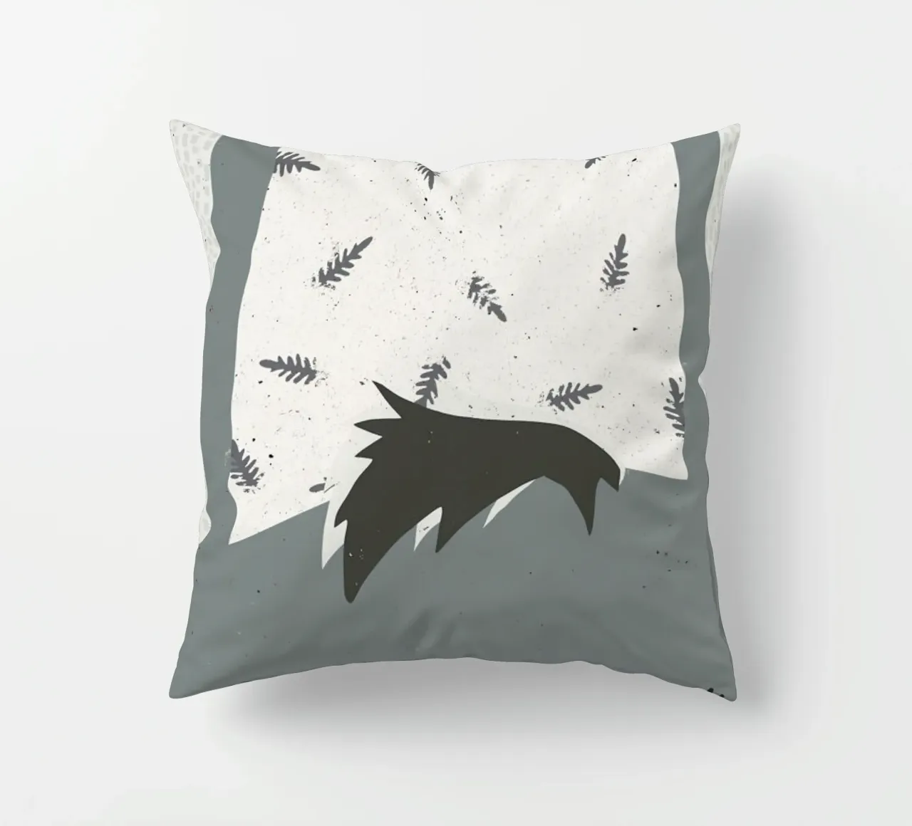 Spring Bunny (Grey) cuscino da treechild