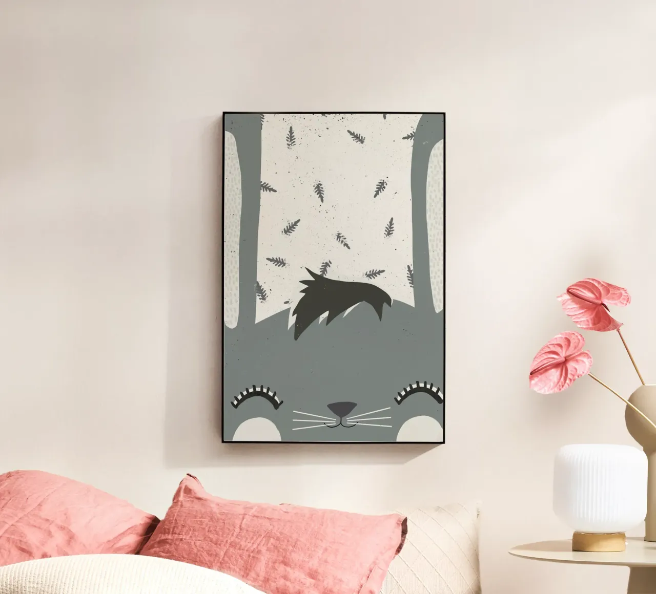 Spring Bunny (Grey) plexiglass da treechild