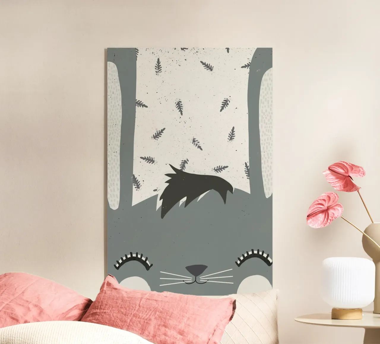 Spring Bunny (Grey) plexiglass da treechild