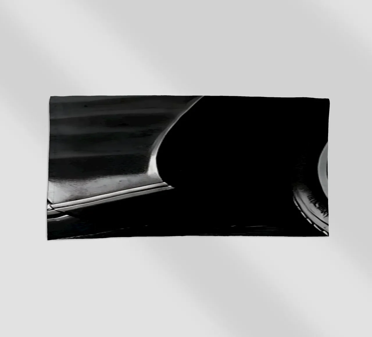 Auto d'epoca monocromatica telo mare da CAR EDITION