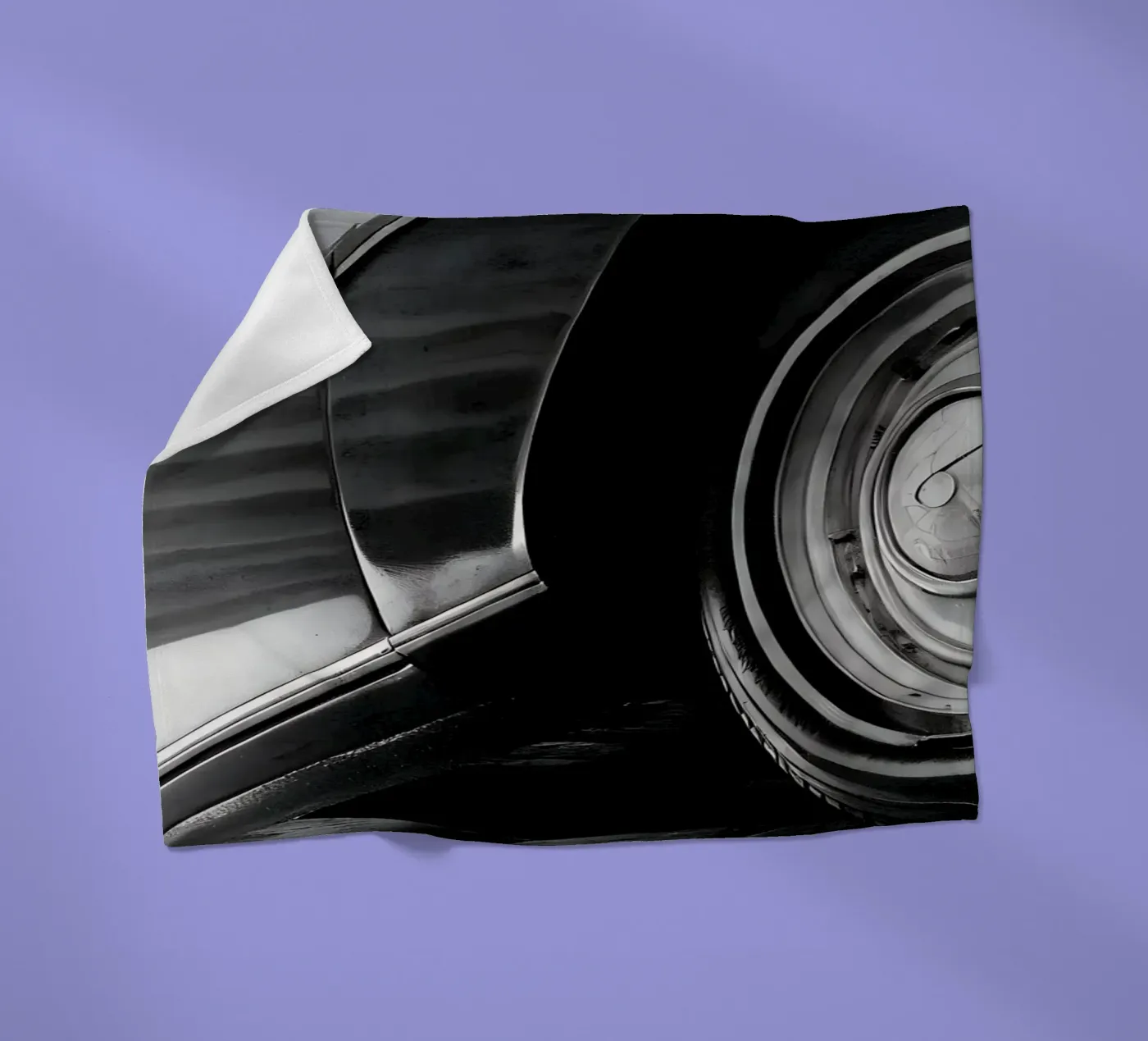 Monochrome Classic Car Fleecedecke von CAR EDITION