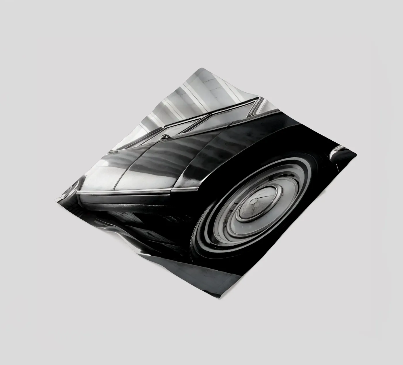 Monochrome Classic Car Fleecedecke von CAR EDITION