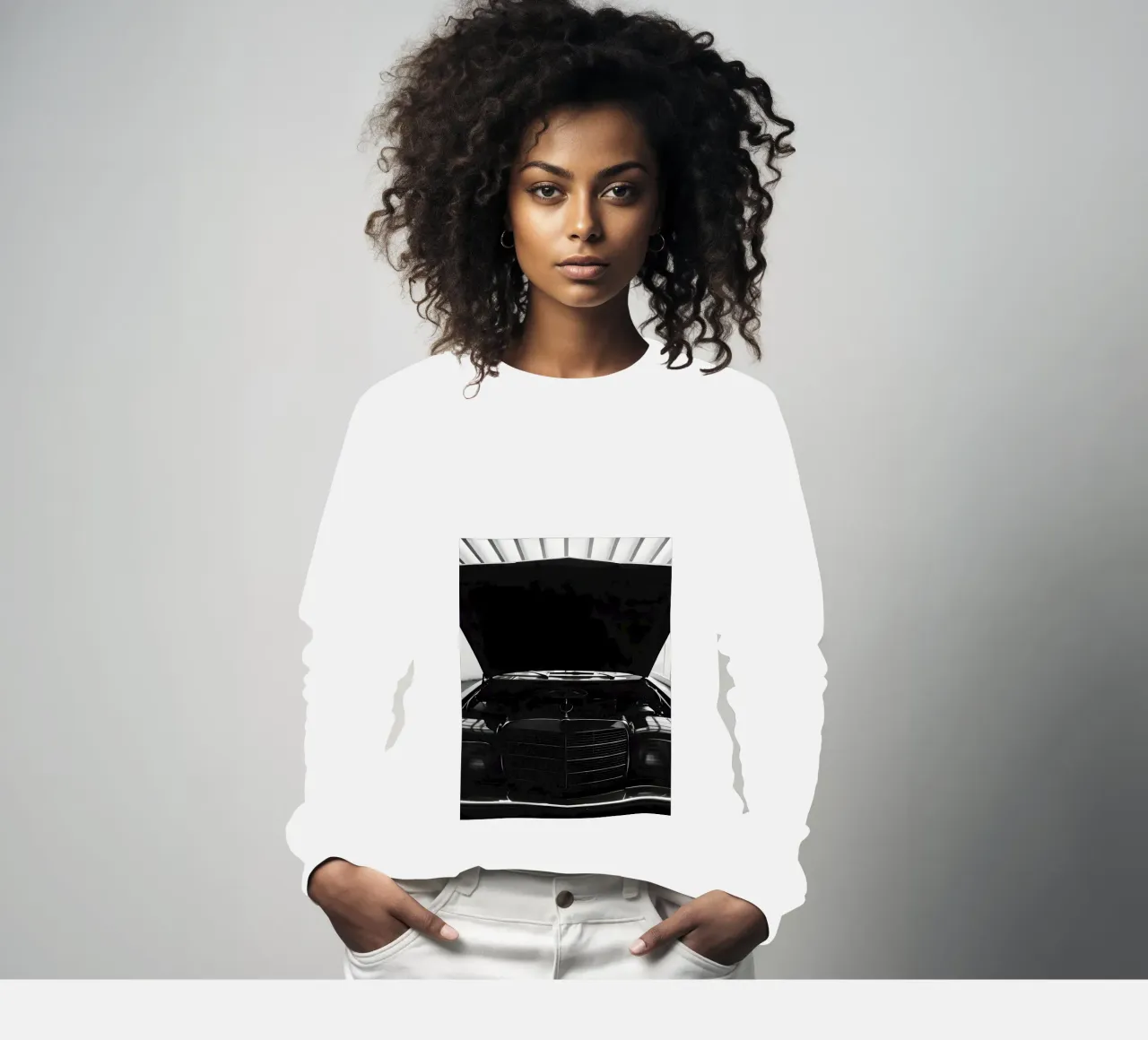 Auto d'epoca monocromatica felpa da CAR EDITION