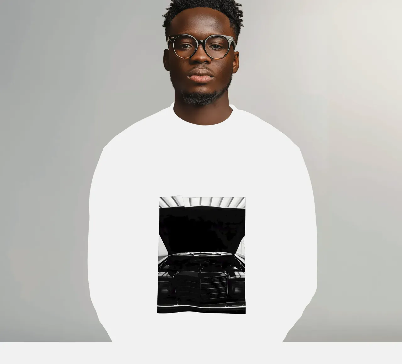 Auto d'epoca monocromatica felpa da CAR EDITION