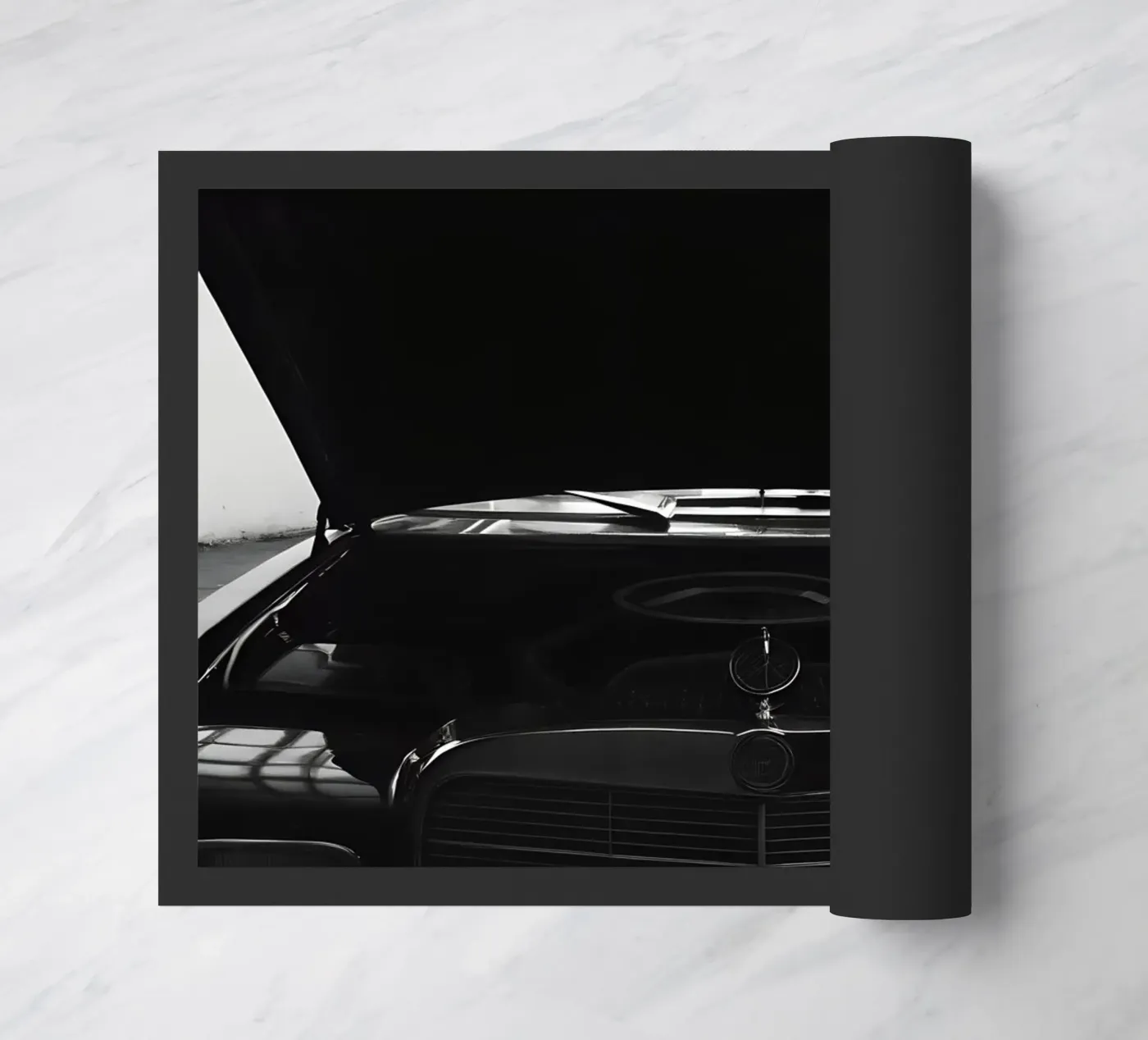 Auto d'epoca monocromatica zerbino da CAR EDITION