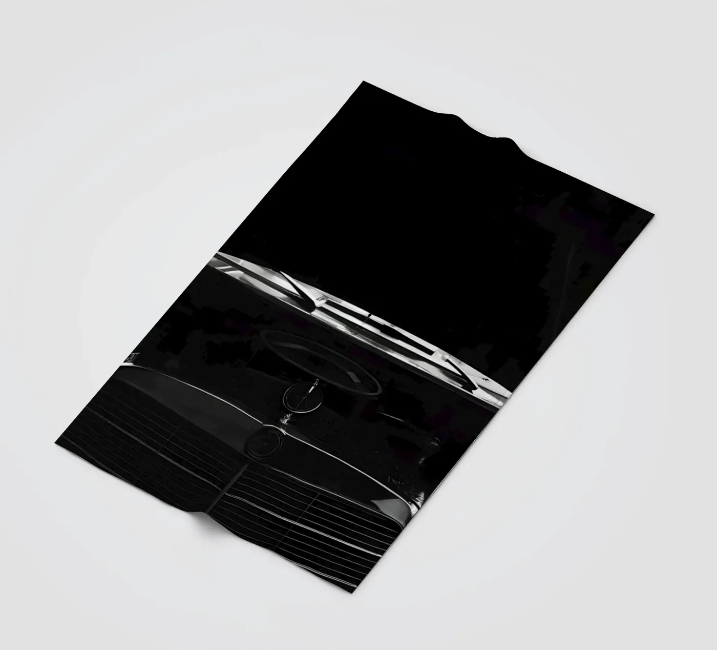 Monochromer Oldtimer Fleecedecke von CAR EDITION