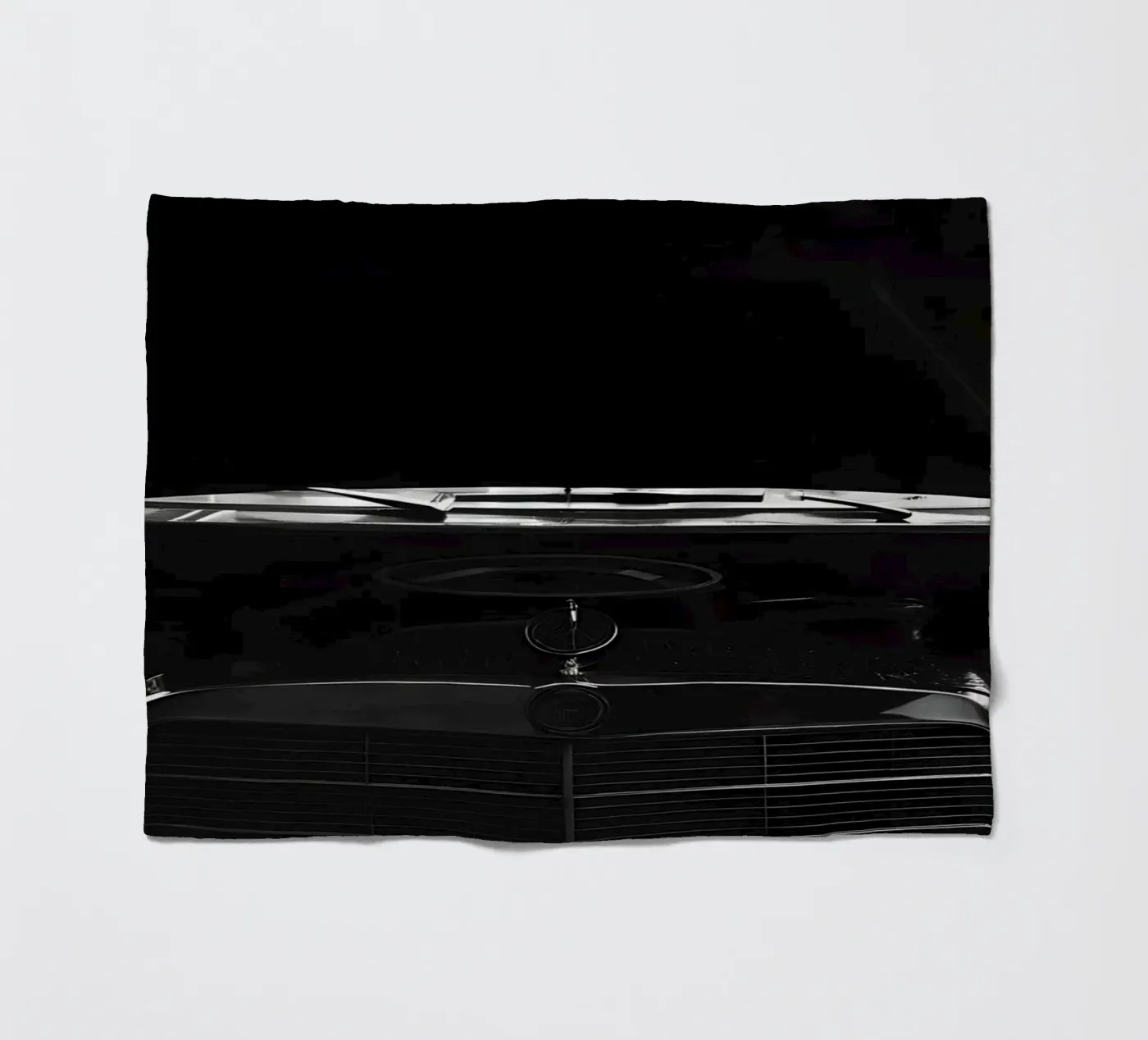 Monochromer Oldtimer Fleecedecke von CAR EDITION