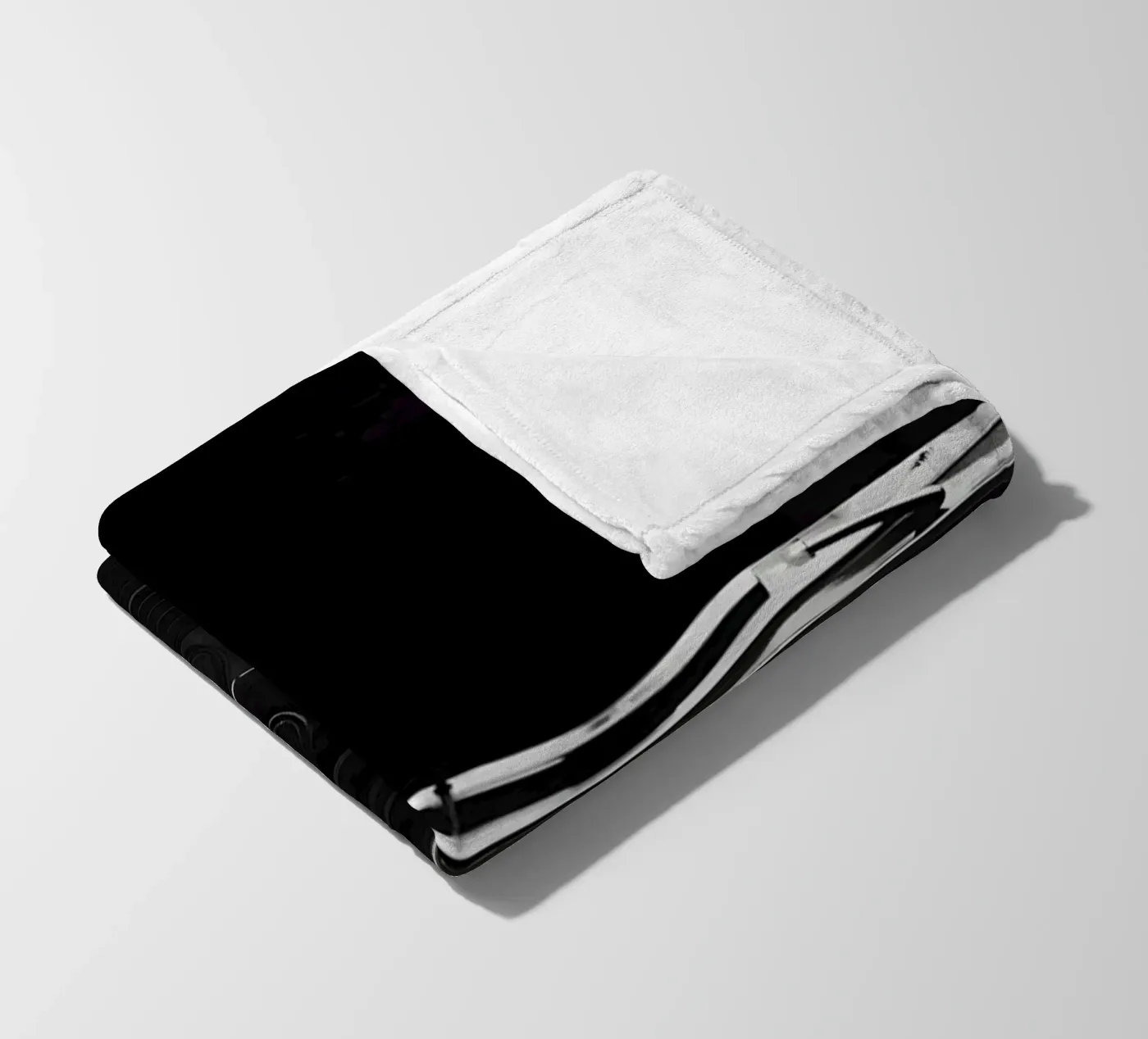 Monochromer Oldtimer Fleecedecke von CAR EDITION