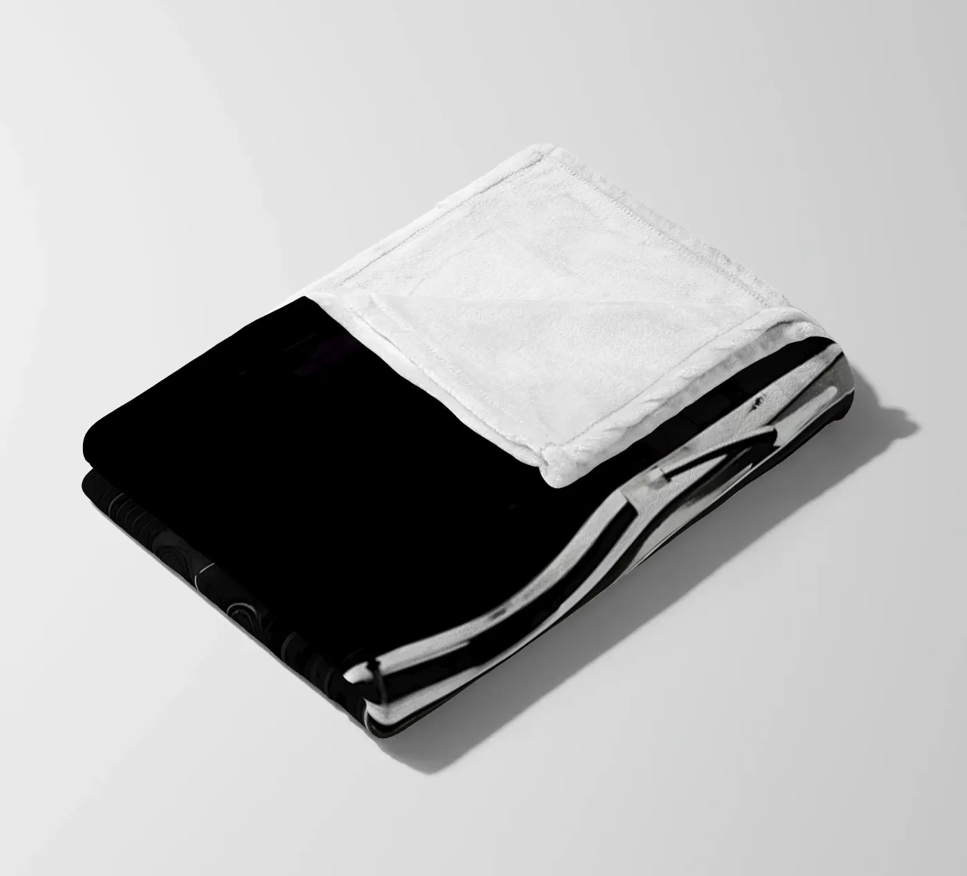 Monochromer Oldtimer Fleecedecke von CAR EDITION
