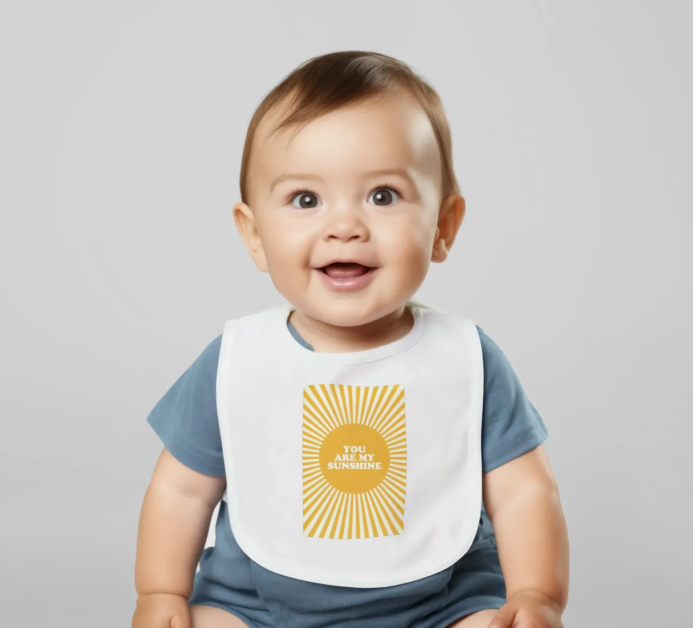 Sunshine baby bib by daylight design studio