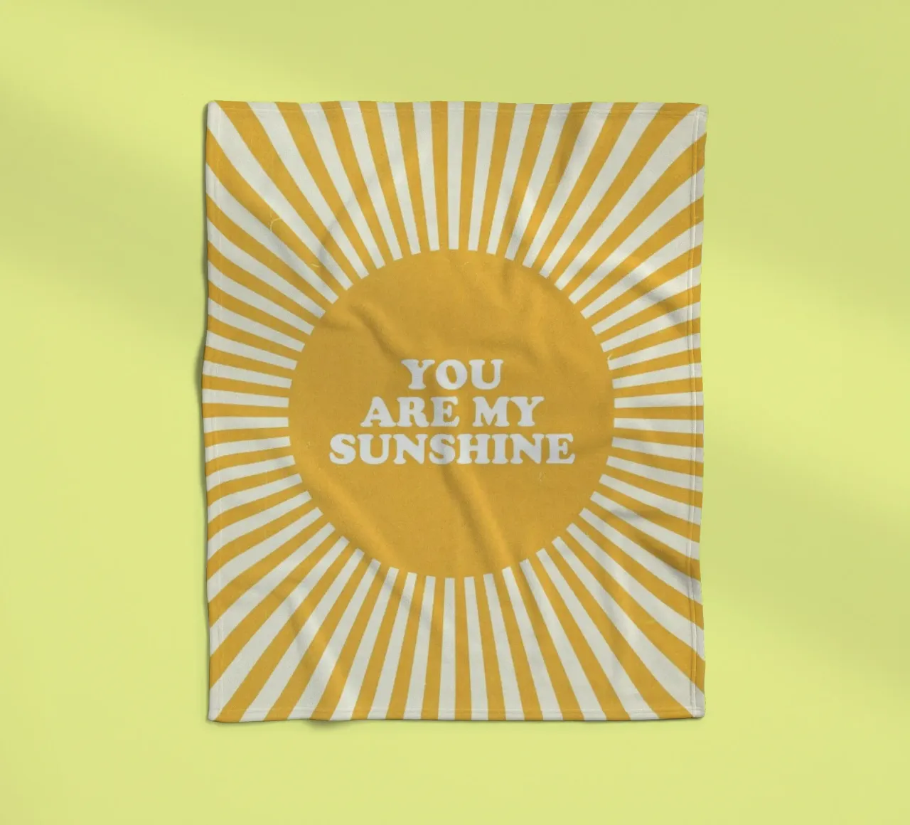 Sunshine Fleecedecke von daylight design studio