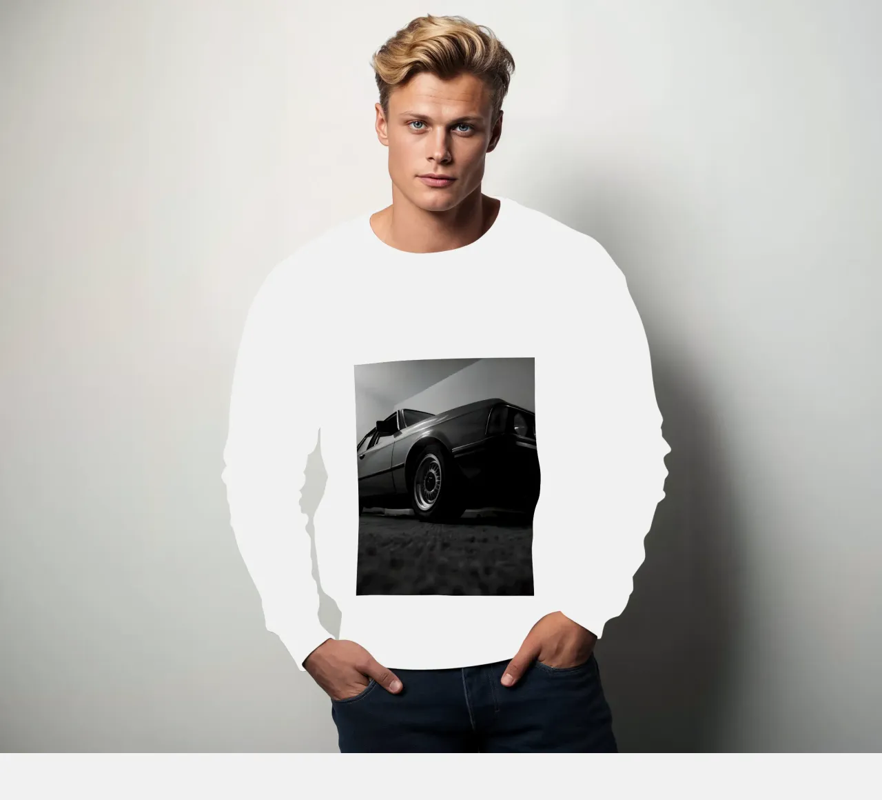 Auto d'epoca monocromatica felpa da CAR EDITION