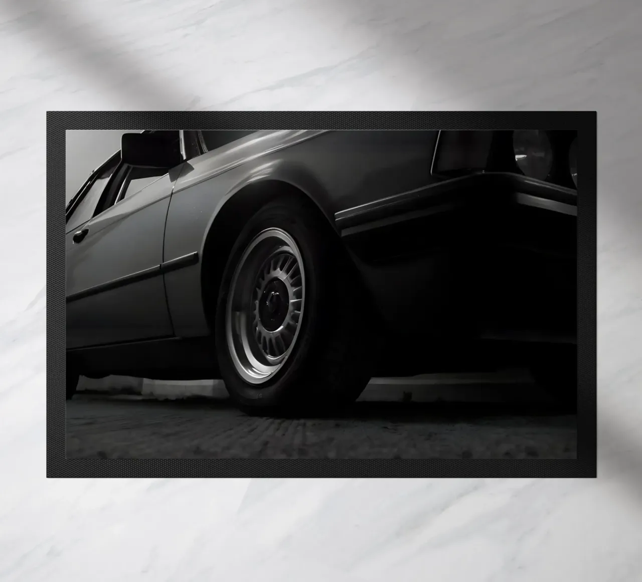 Auto d'epoca monocromatica zerbino da CAR EDITION