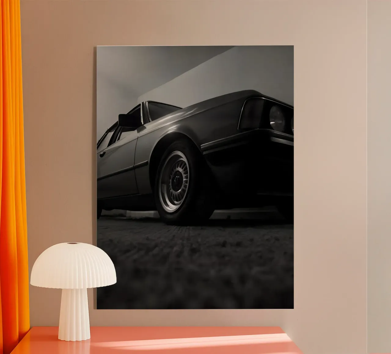 Auto d'epoca monocromatica plexiglass da CAR EDITION
