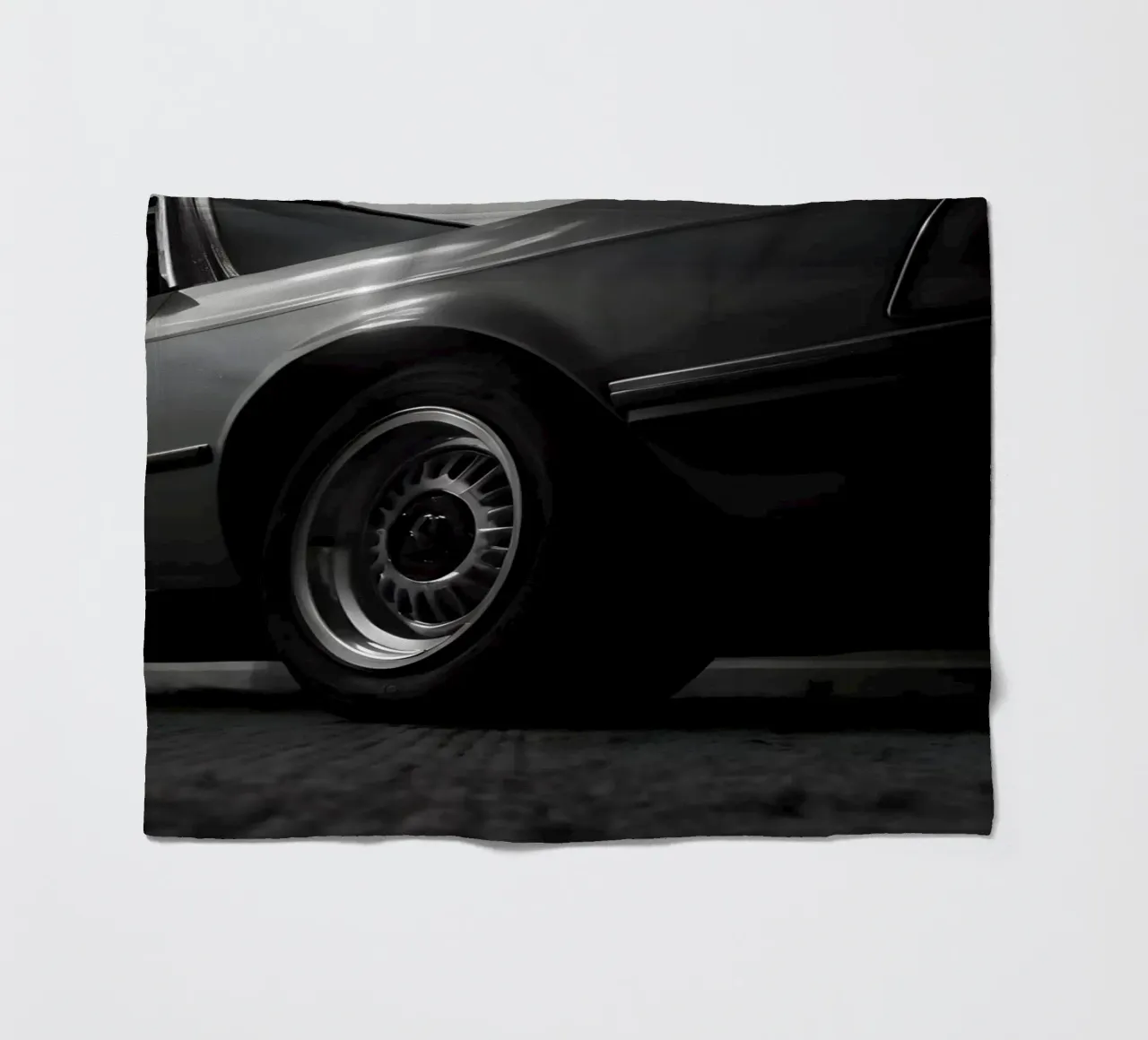 Auto d'epoca monocromatica coperta in pile da CAR EDITION