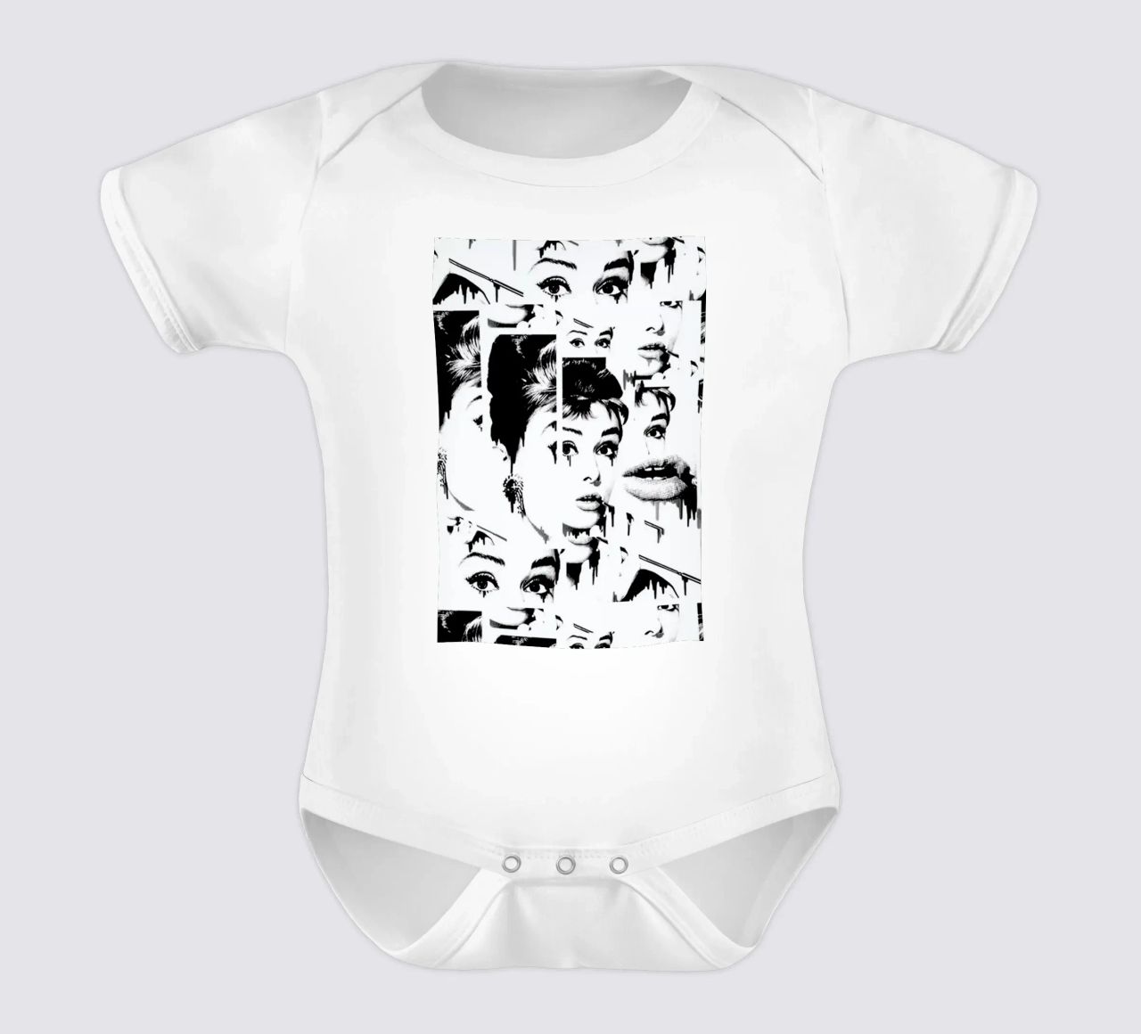 Crushed Kurzarm Babybody von Kristy Patterson