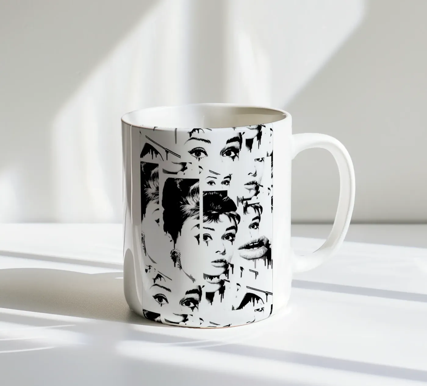 Crushed ceramic mug by Kristy Patterson