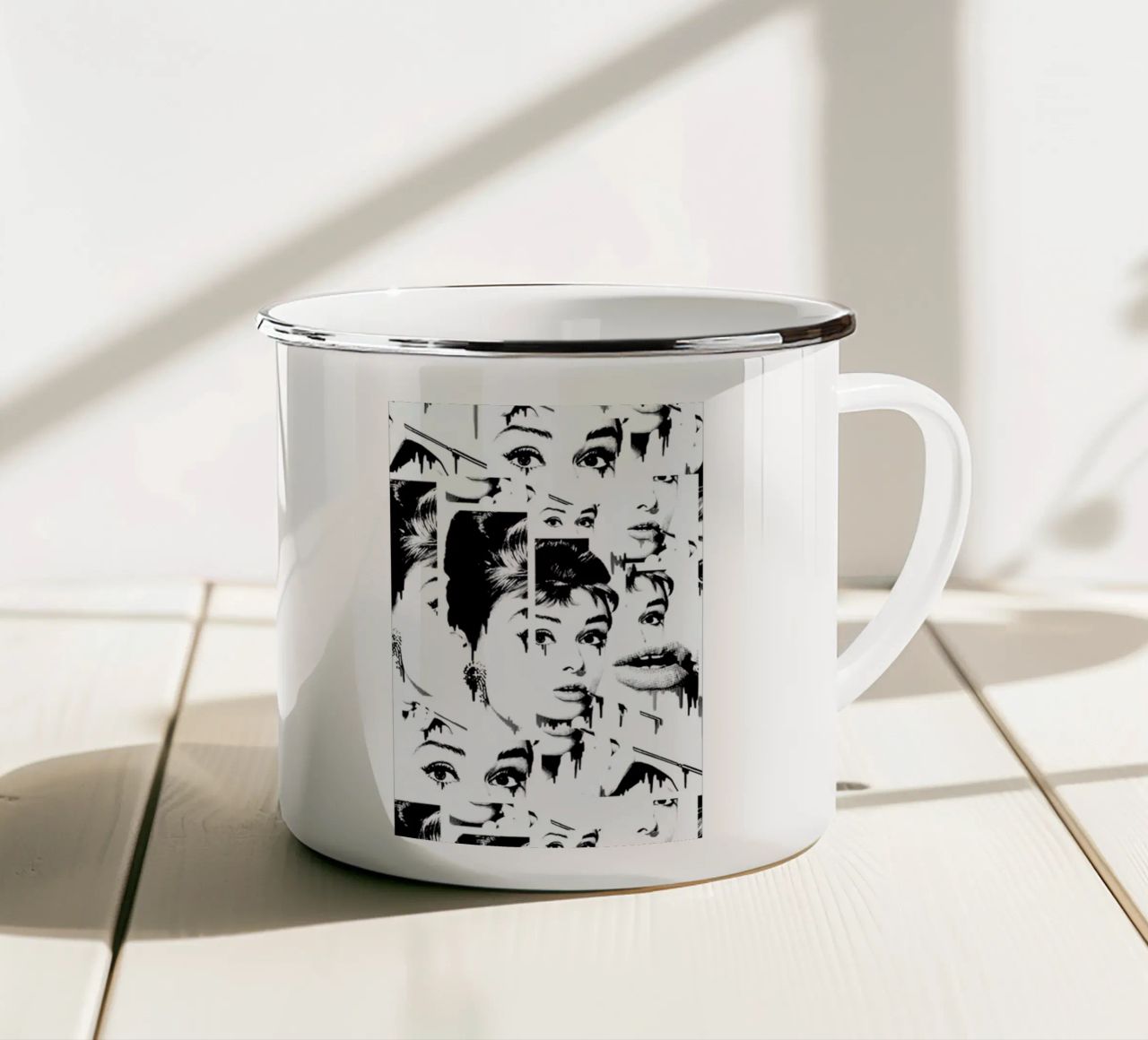 Crushed tazza in smalto da Kristy Patterson
