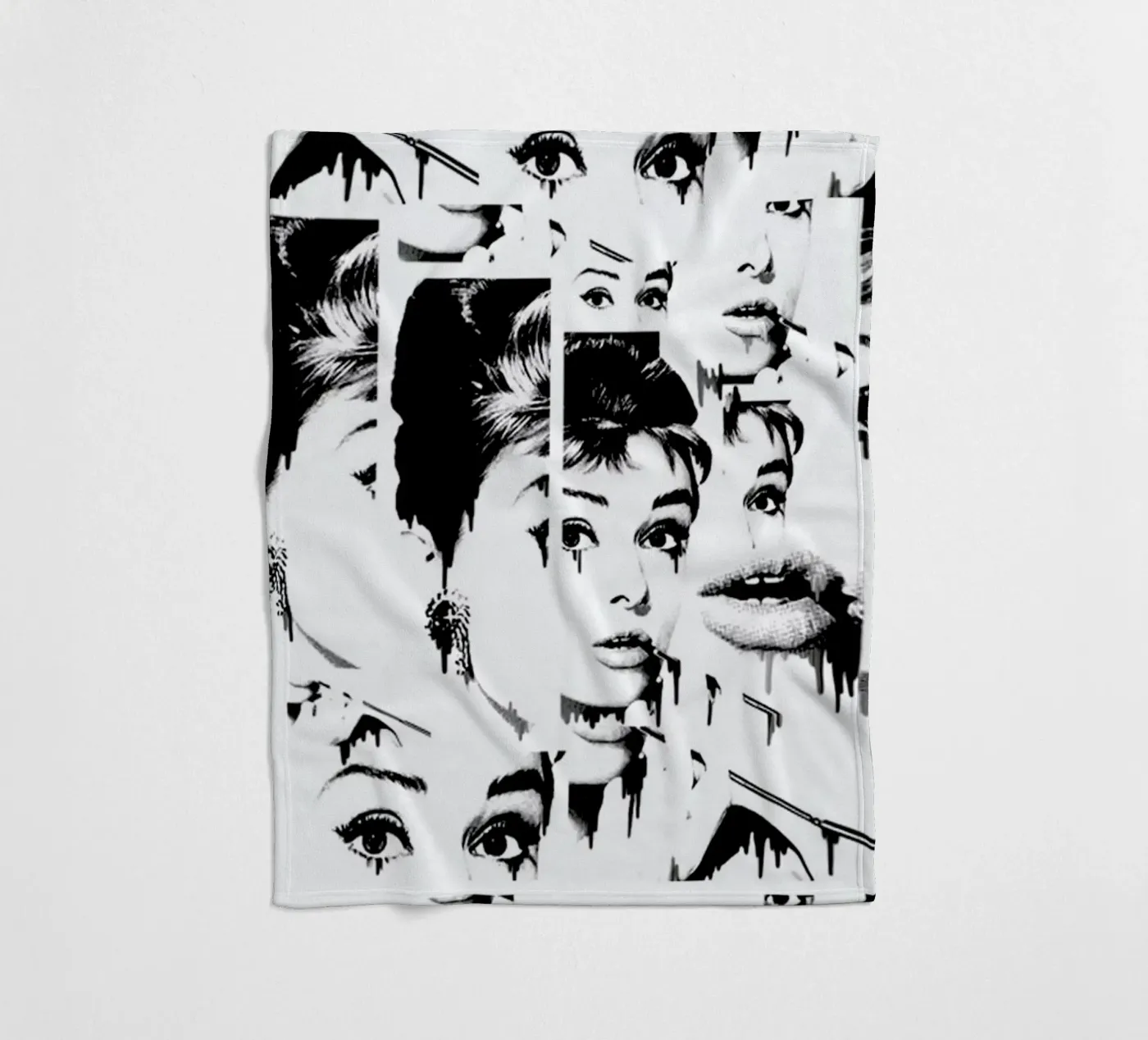 Crushed Fleecedecke von Kristy Patterson