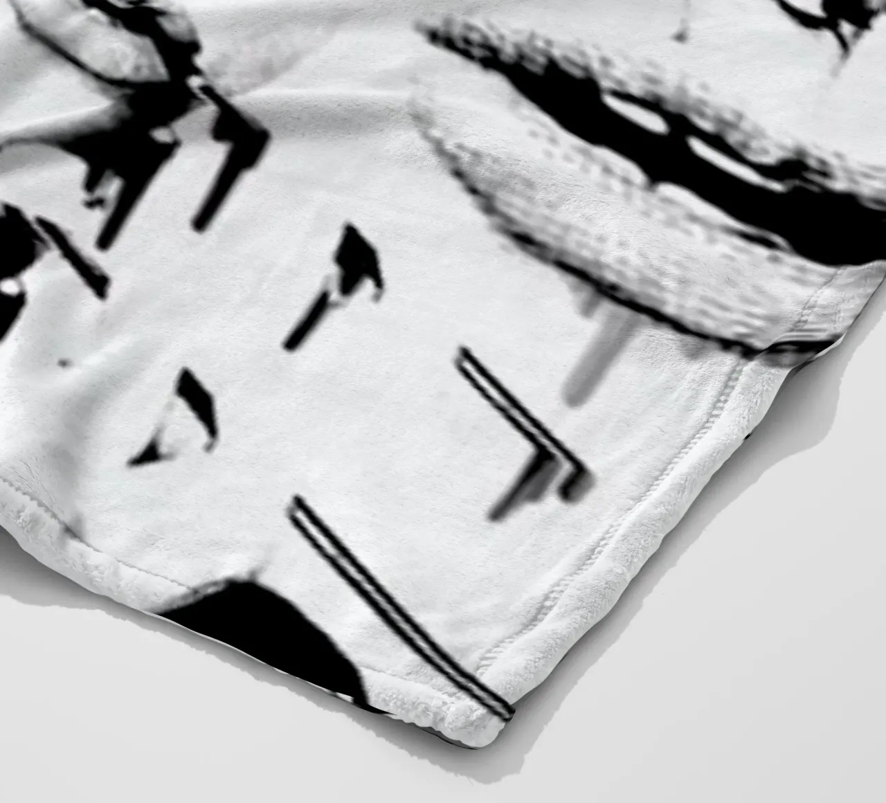 Crushed fleece blanket by Kristy Patterson