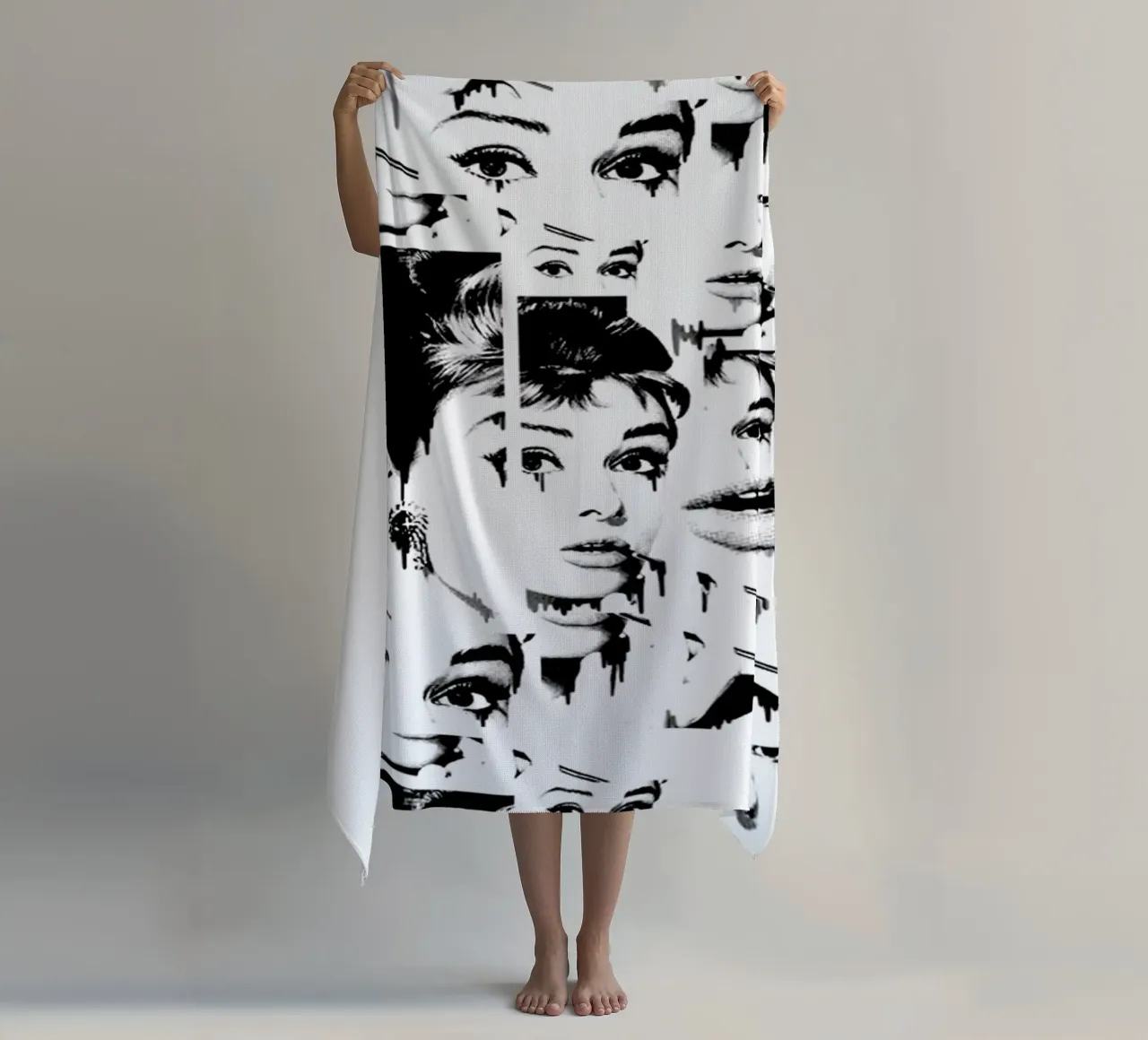 Crushed beach towel by Kristy Patterson