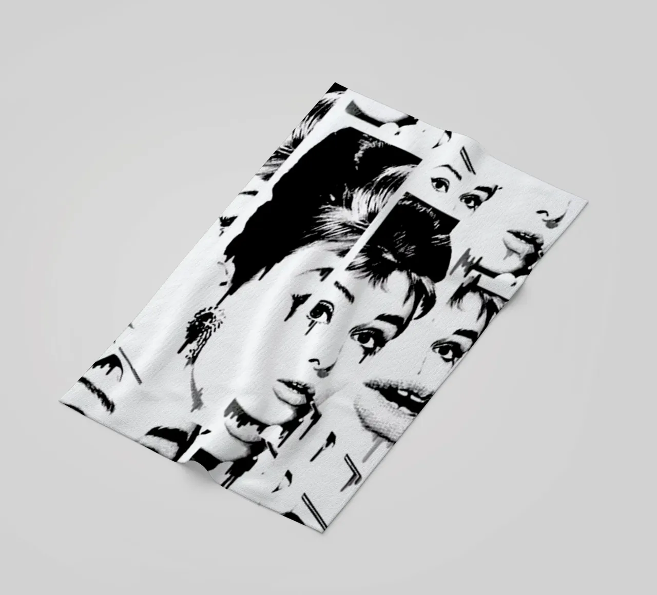 Crushed beach towel by Kristy Patterson