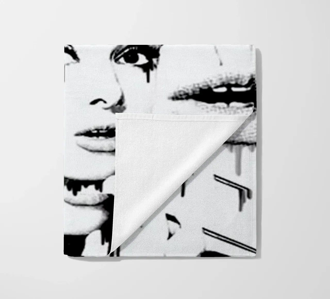 Crushed beach towel by Kristy Patterson