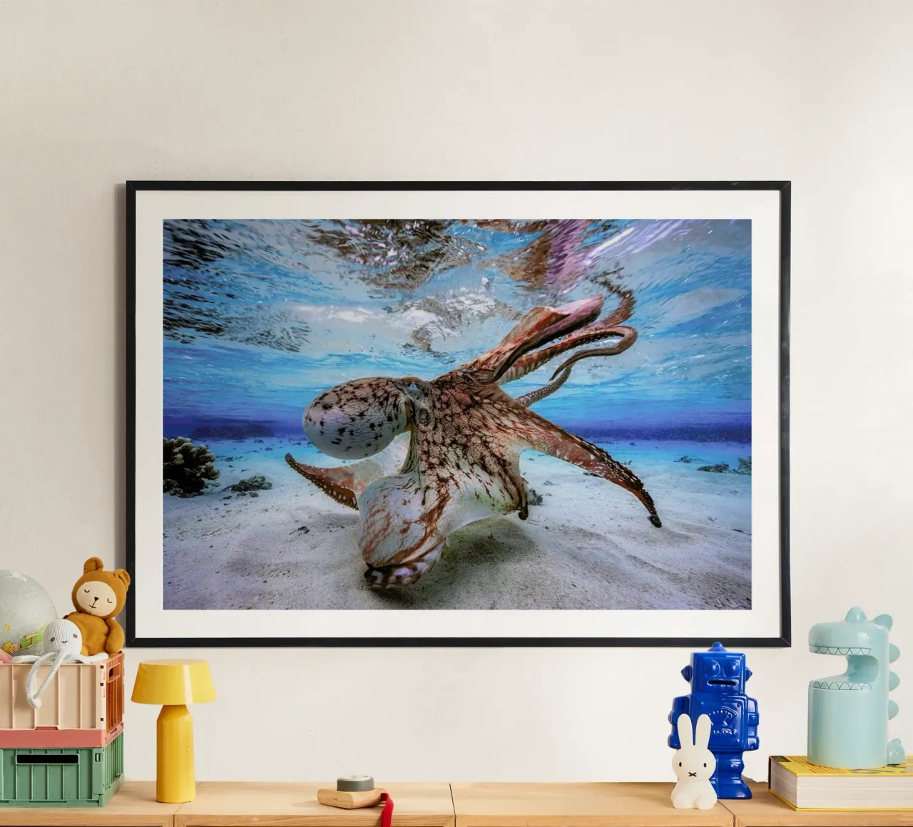 Dancing Octopus - Barathieu Gabriel hahnemühle by Pictufy