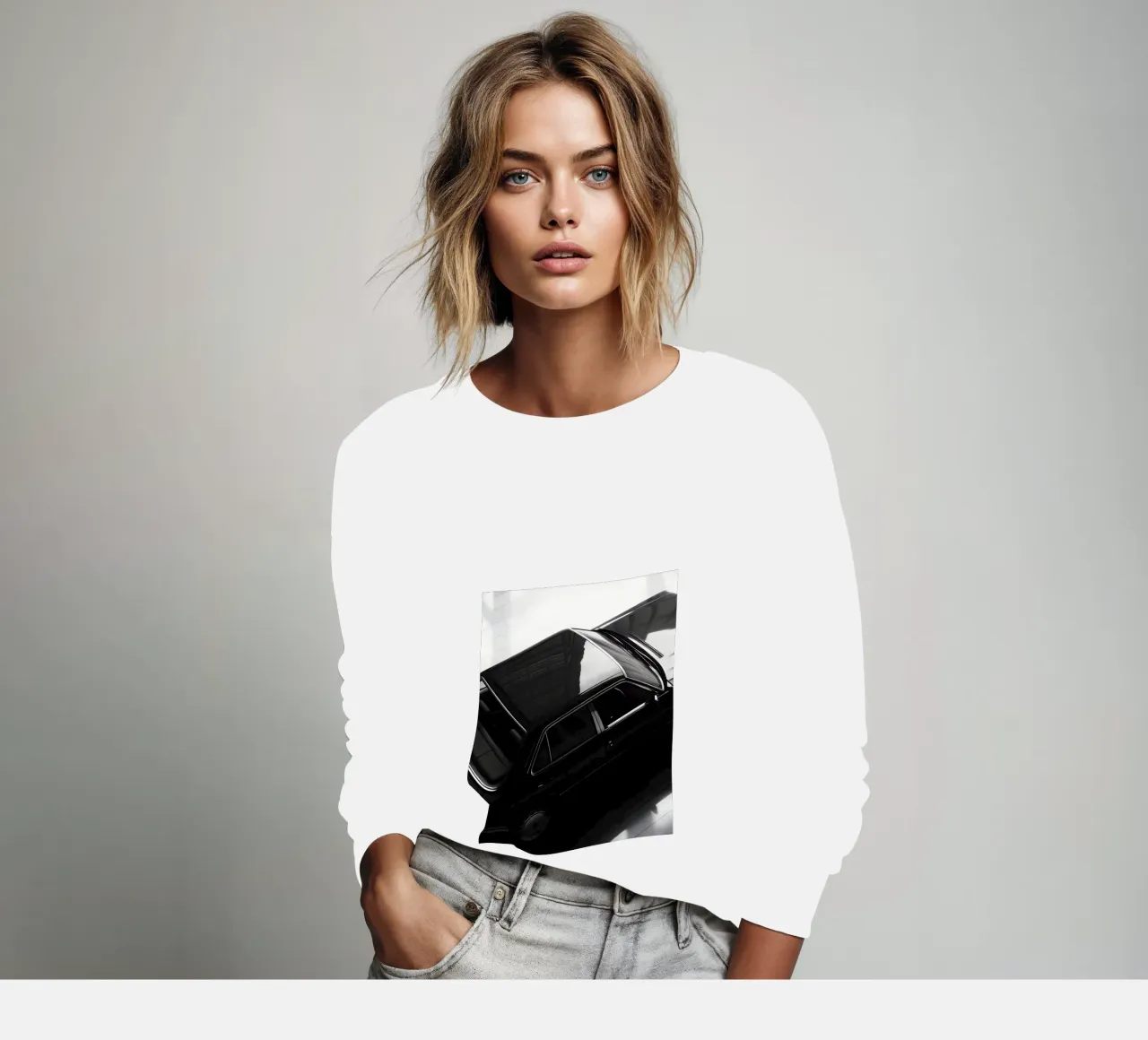 Auto d'epoca monocromatica felpa da CAR EDITION
