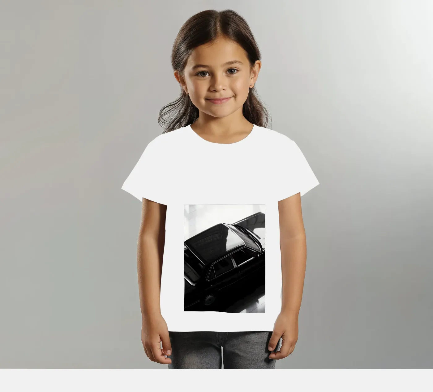 Auto d'epoca monocromatica t-shirt bambini da CAR EDITION