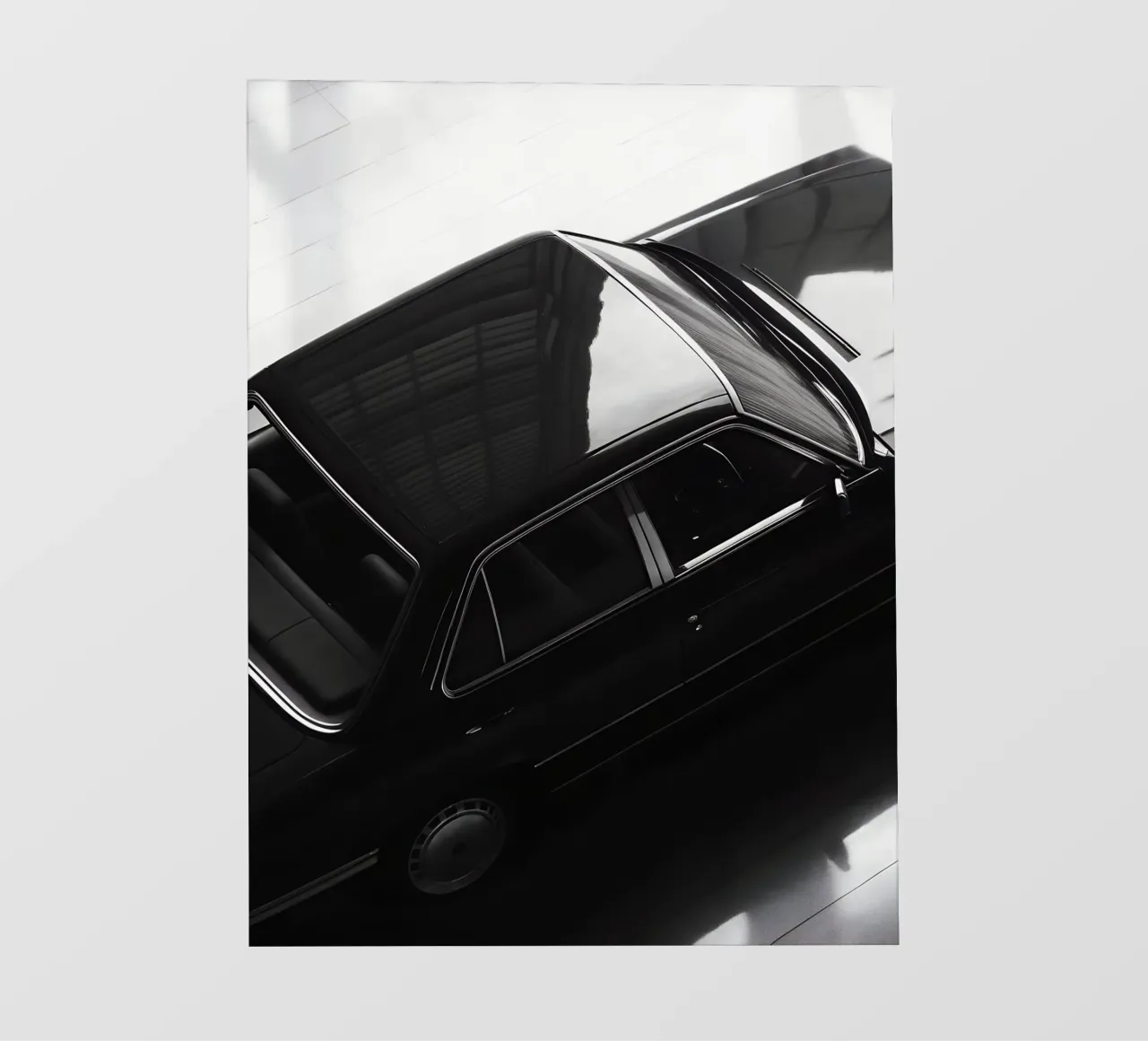 Auto d'epoca monocromatica pellicola backlit da CAR EDITION