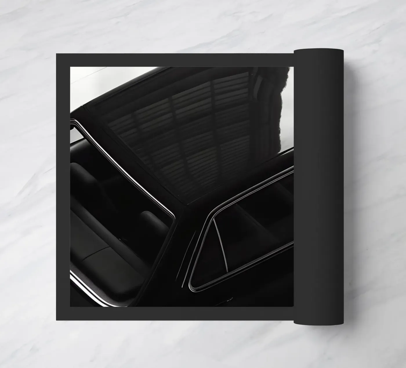 Monochrome Classic Car Fußmatte von CAR EDITION