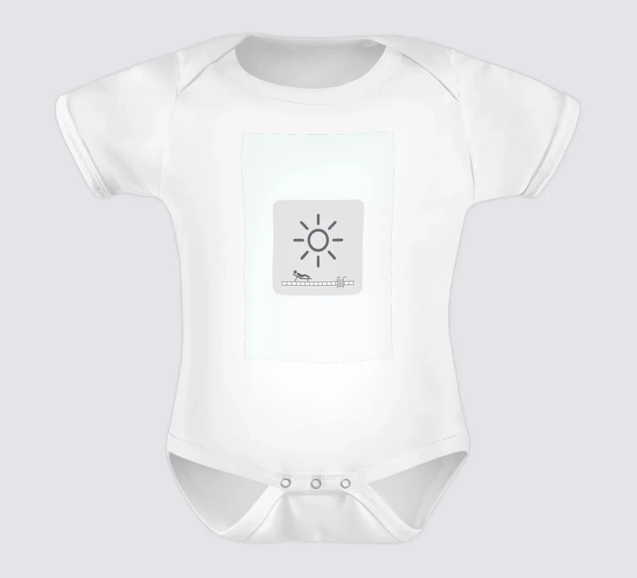 Sun Screen body neonato maniche corte da Viktor Hertz