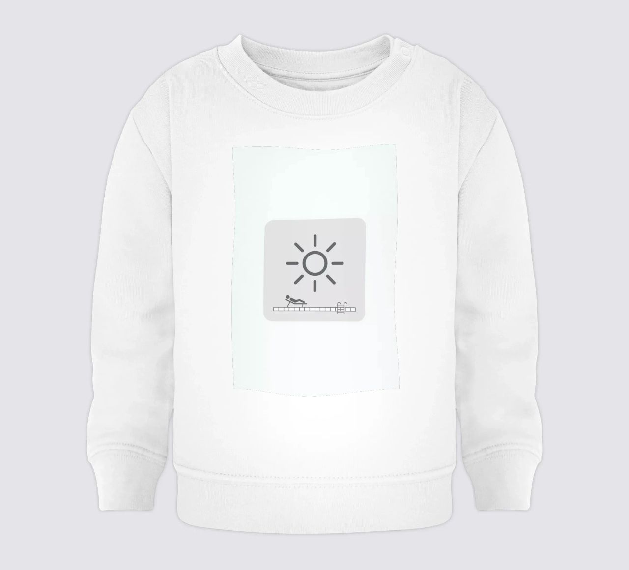Sun Screen felpa neonato da Viktor Hertz