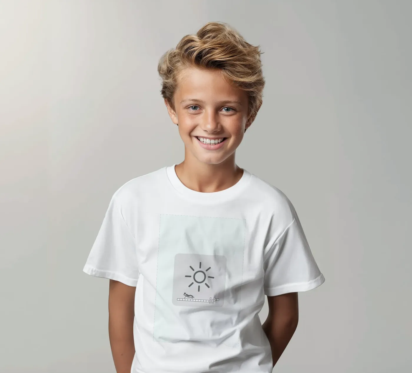 Sun Screen t-shirt bambini da Viktor Hertz