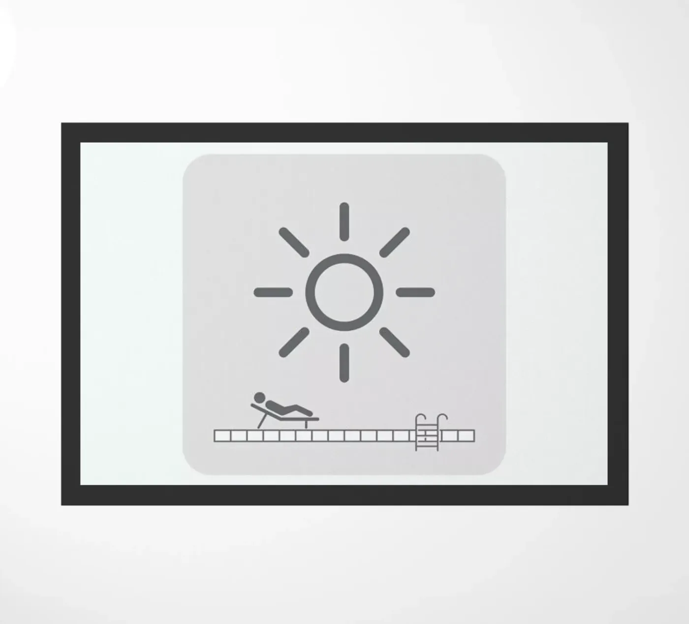 Sun Screen doormat by Viktor Hertz